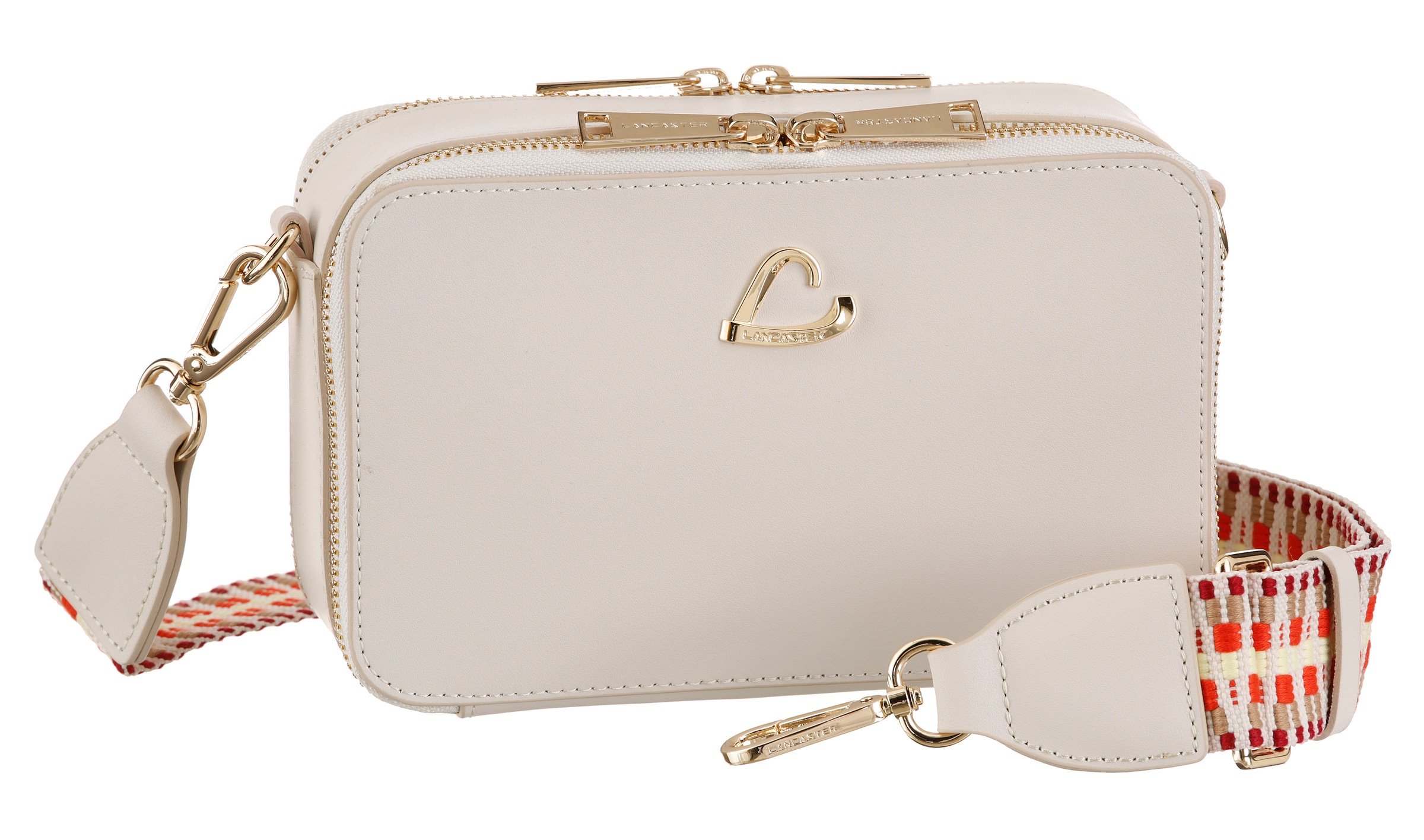 Image of LANCASTER Paris Umhängetasche »Crossbody bag Small City Philos«, mit modischem Textilumhängeriemen bei Ackermann Versand Schweiz