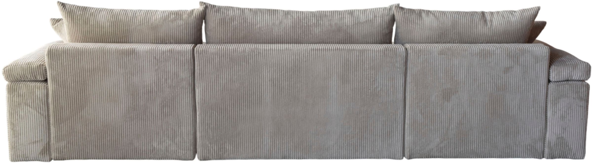 COLLECTION AB Paysage de salon »Cosy U-From, Breite 309 cm« mit 2 Ottomane, Sitzaufbau im Sanwich-Federkern mit Kaltschaumauflage