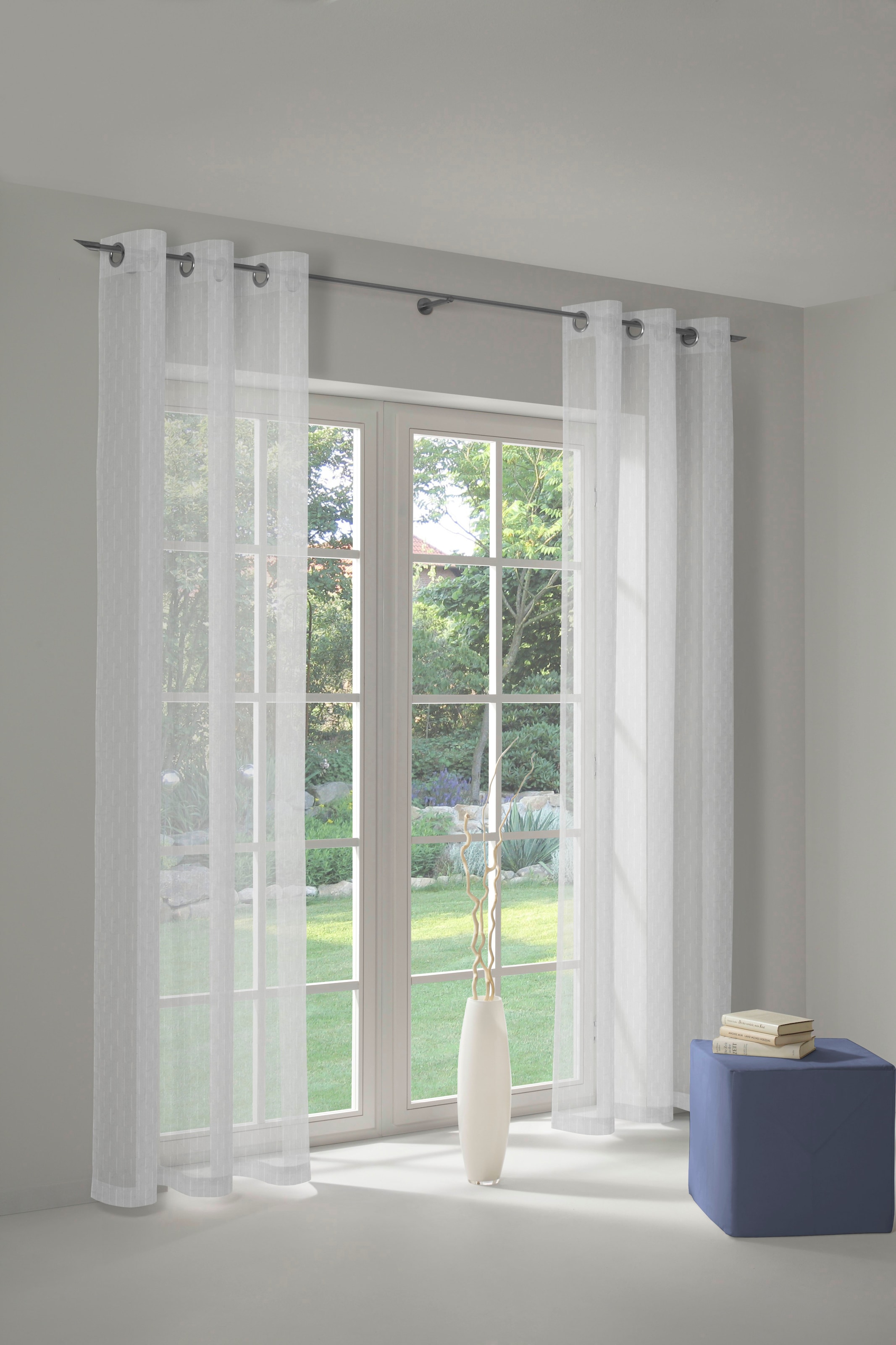 Image of Wirth Vorhang "Hanna" Ösen 1 Stk. tlg. Store