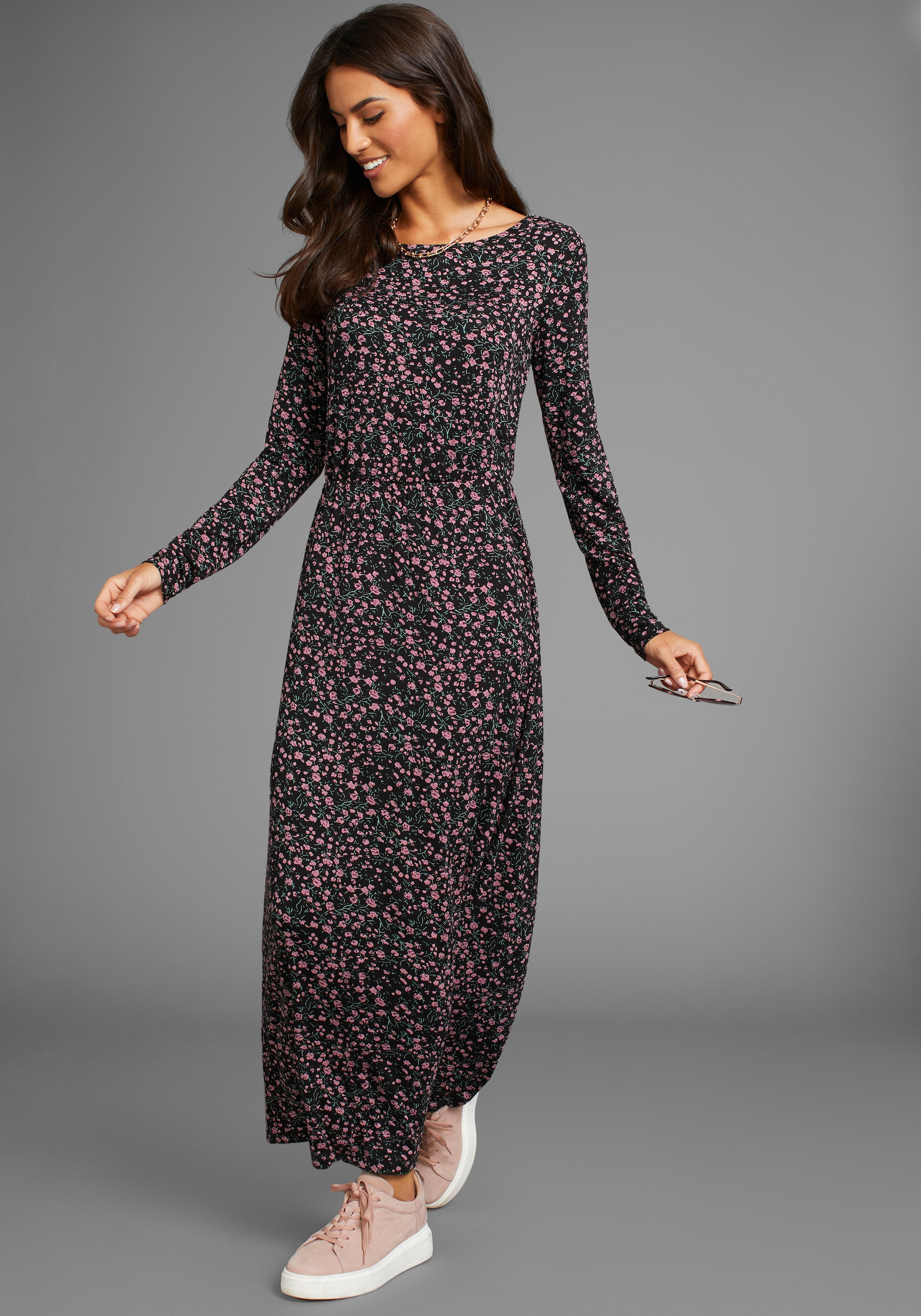 Image of Laura Scott Jerseykleid in modischer Midilänge