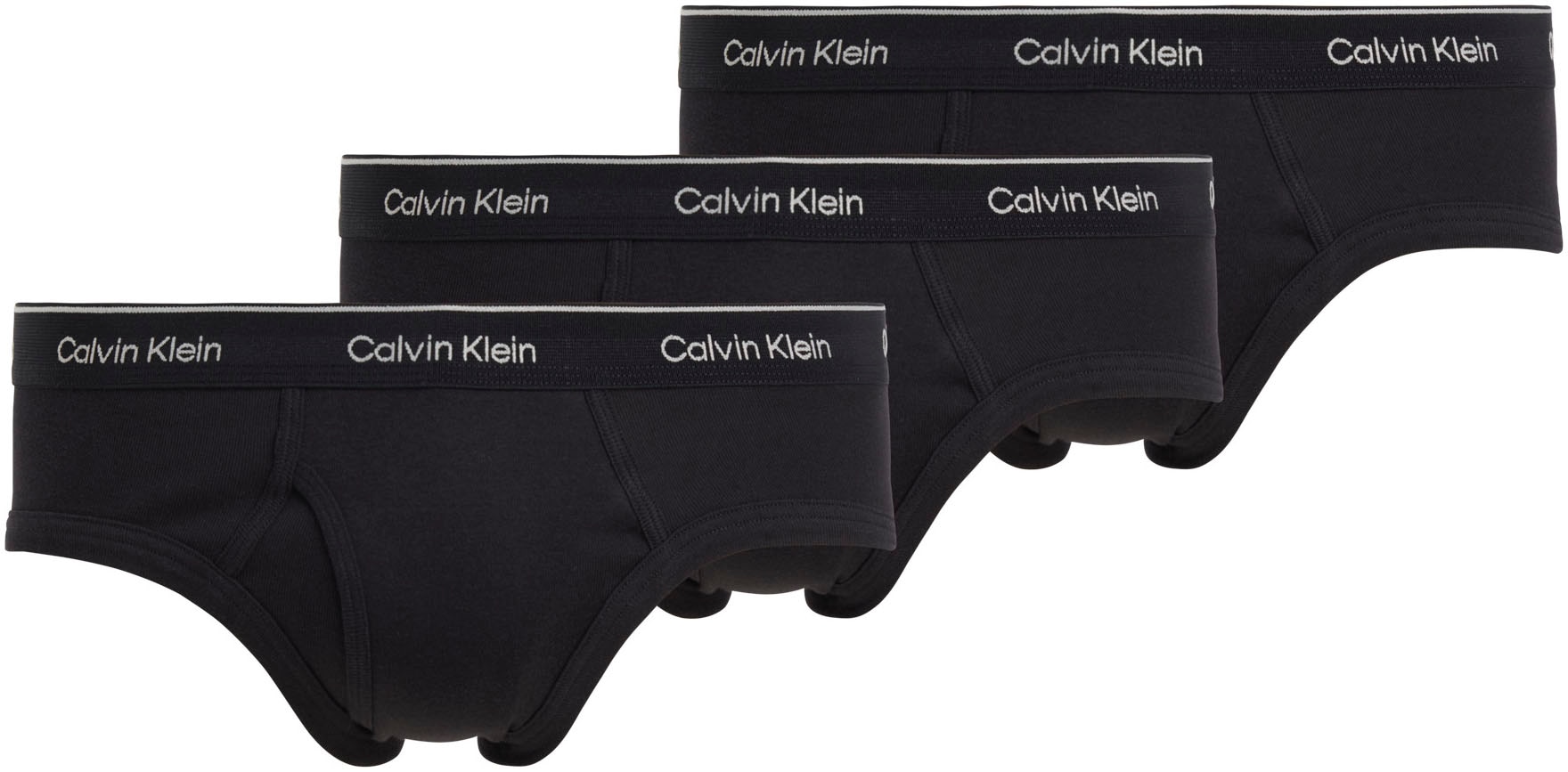 Calvin Klein Underwear Hipster »HIP BRIEF 3PK«, (Packung, 3er-Pack), mit Logo-Elastikbund (3 Stück)