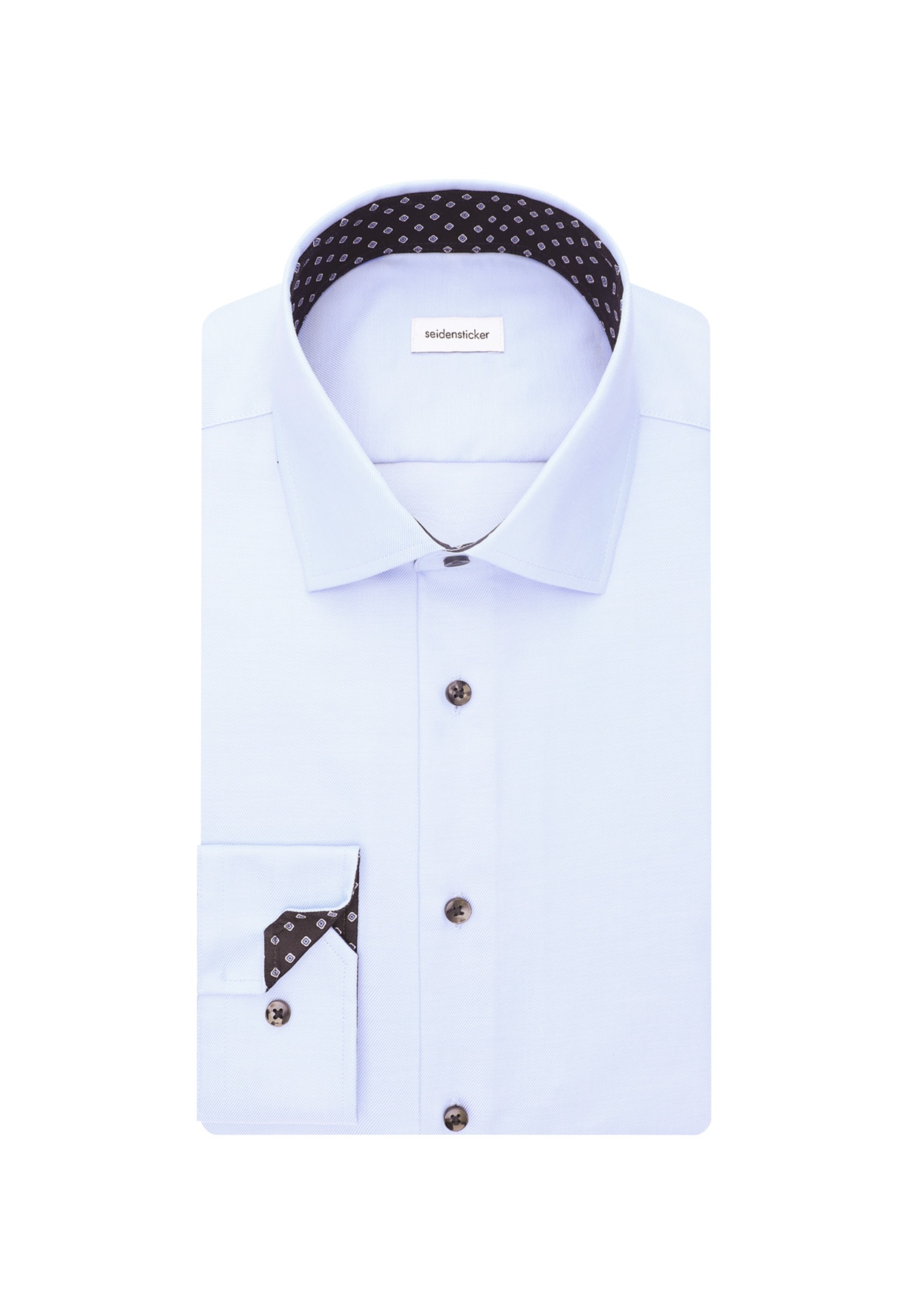 seidensticker Businesshemd »Slim« Slim Langarm Kentkragen Uni