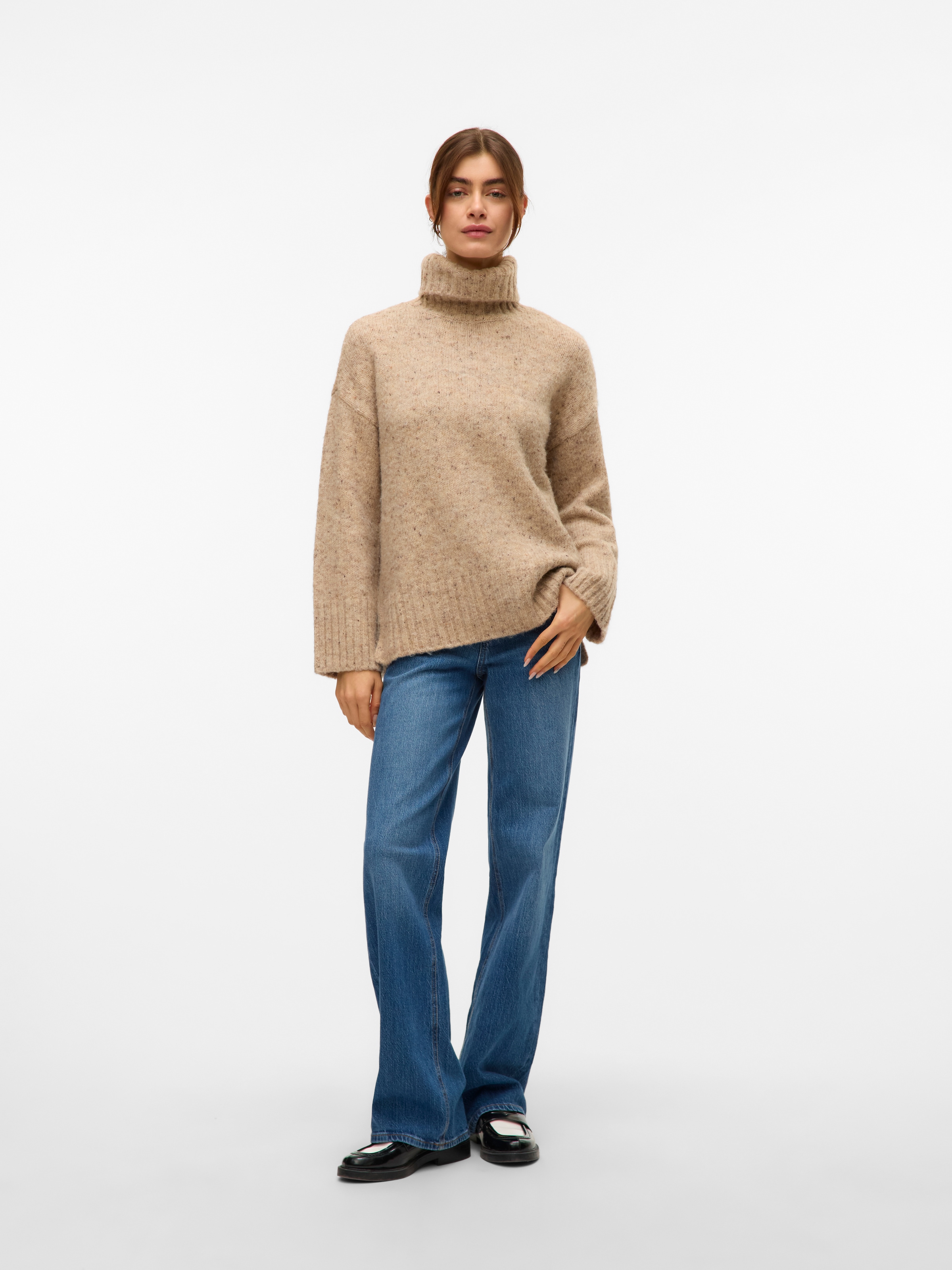 Vero Moda Pull à col roulé »VMINGRID LS ROLL NECK PULLOVER BOO«