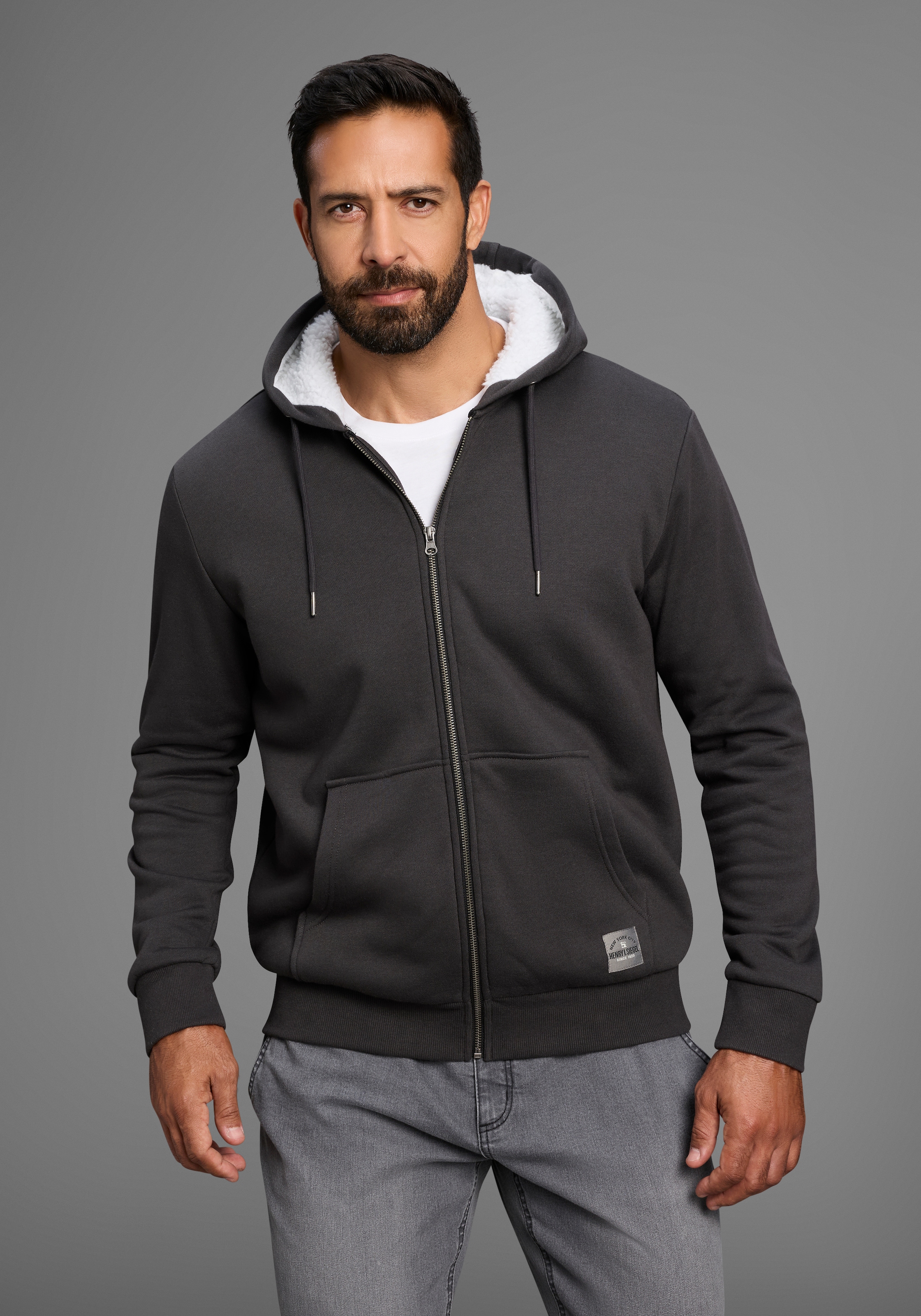 Image of H.I.S Sweatjacke "mit Teddyfutter" Für extra Wärme und hohen Tragekomfort