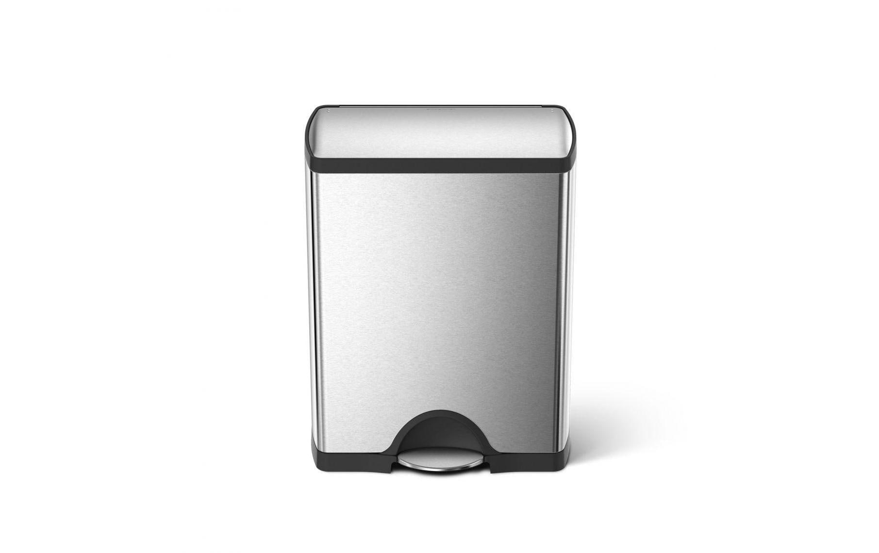 simplehuman Mülltrennsystem »rechteckiger Recycler 46L«