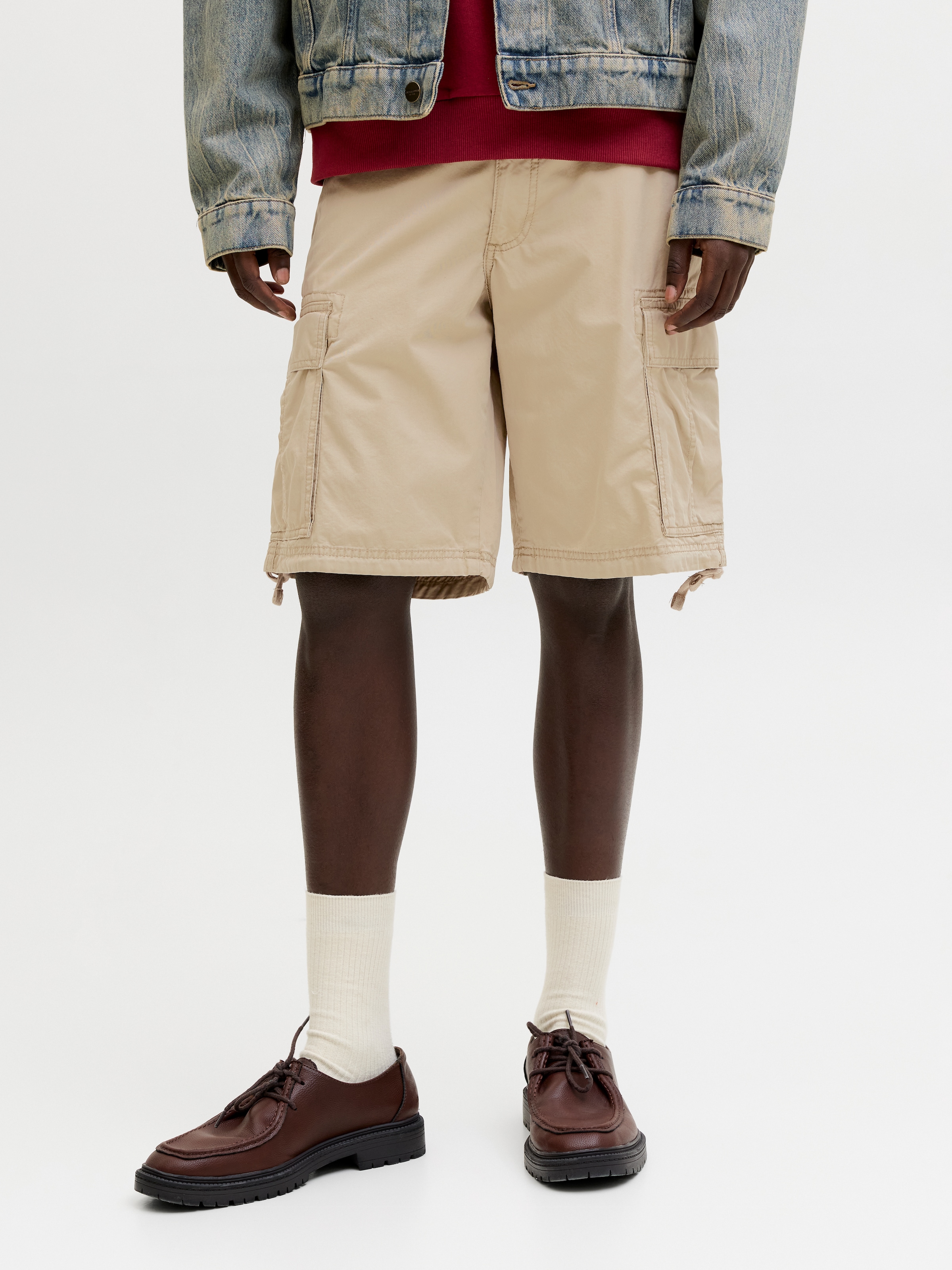 Image of Jack & Jones Cargohose "JPSTCOLE FRANK CARGO SHORT MID SN" mit Seitentaschen