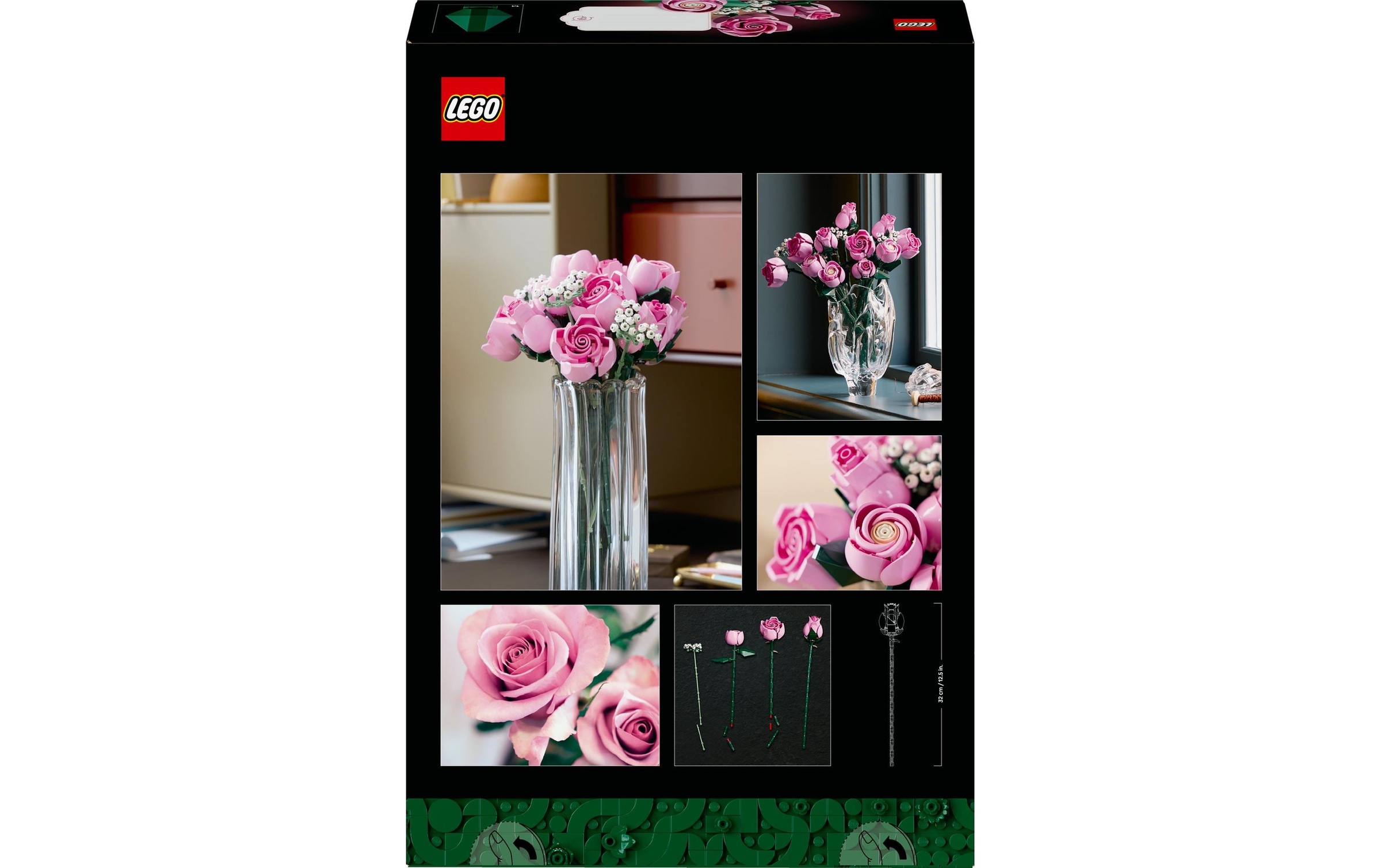   Konstruktionsspielsteine »Botanicals Rosa Rosenstrauss 10374« Kategorie: Dekoration