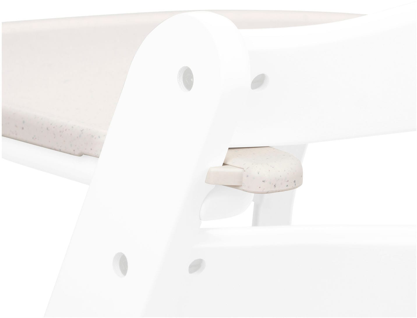 Hauck Plateau de chaise haute »Alpha Click Tray, Speckle Beige« aus recyceltem Material