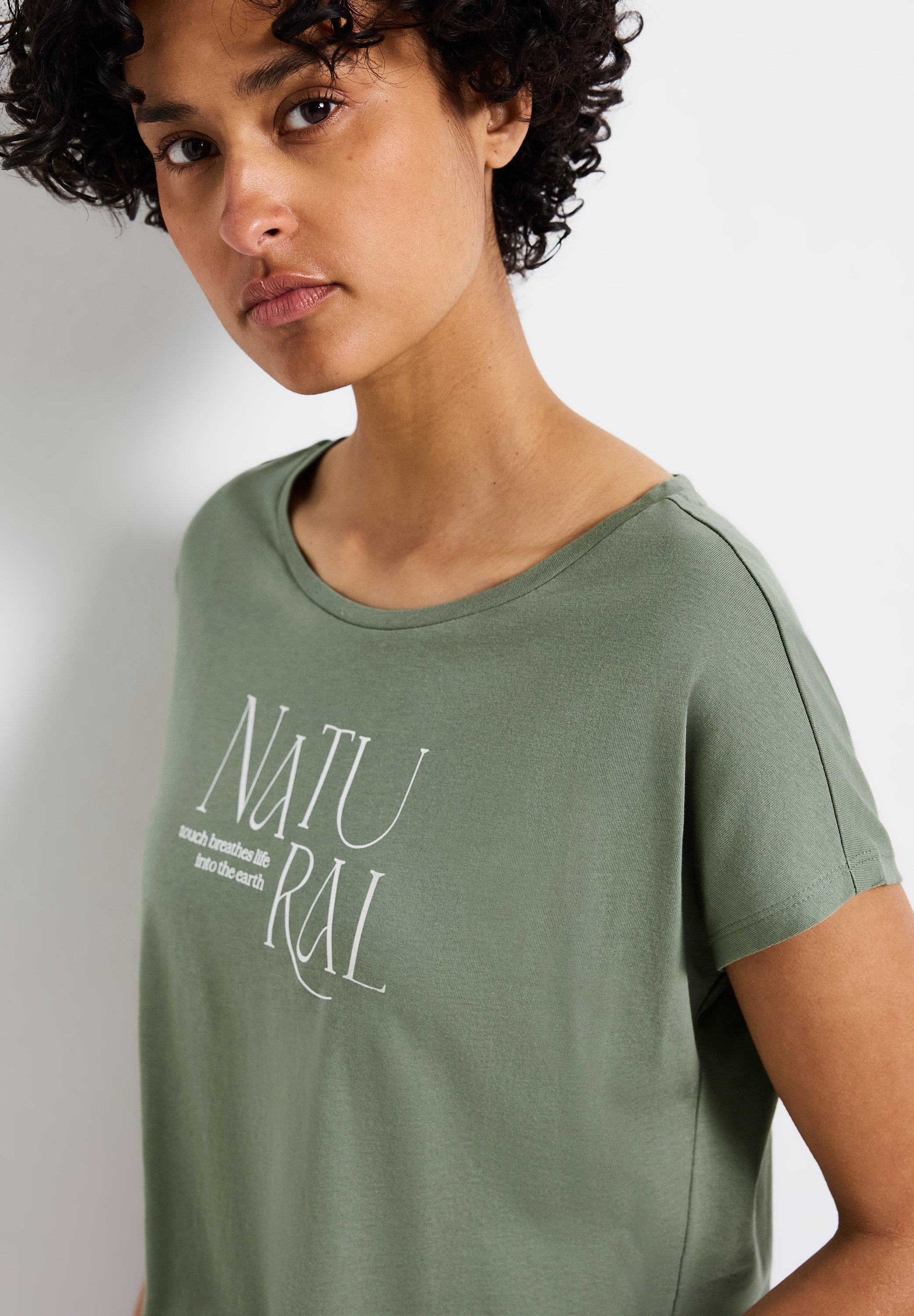 STREET ONE Shirttop, mit Schriftzug