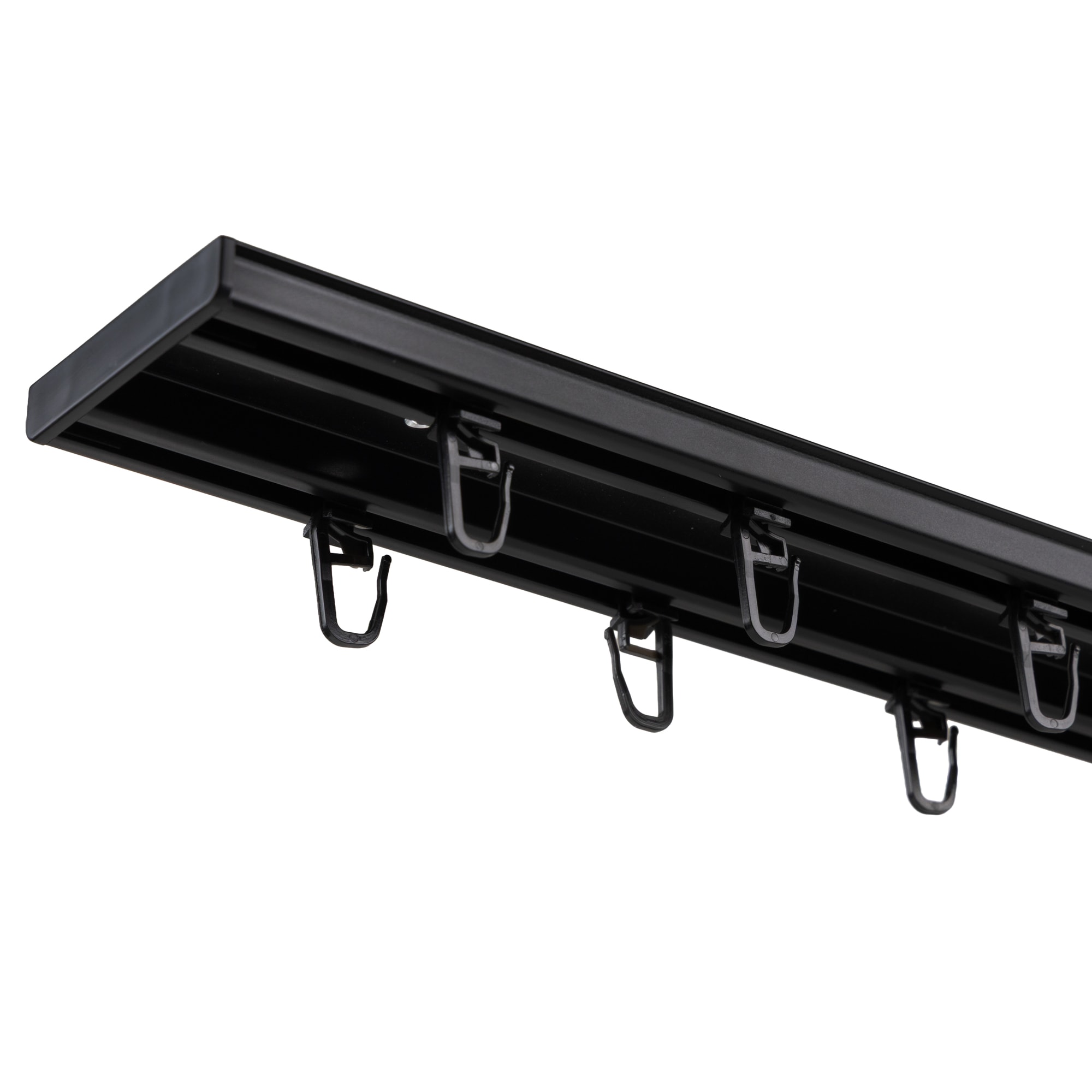 SN DECO GROUP Rail à rideaux »Objektschiene LM« 2 course-läufig Dimension fixe pré-percé, aluminium, coulisse intérieure, tringle à rideau