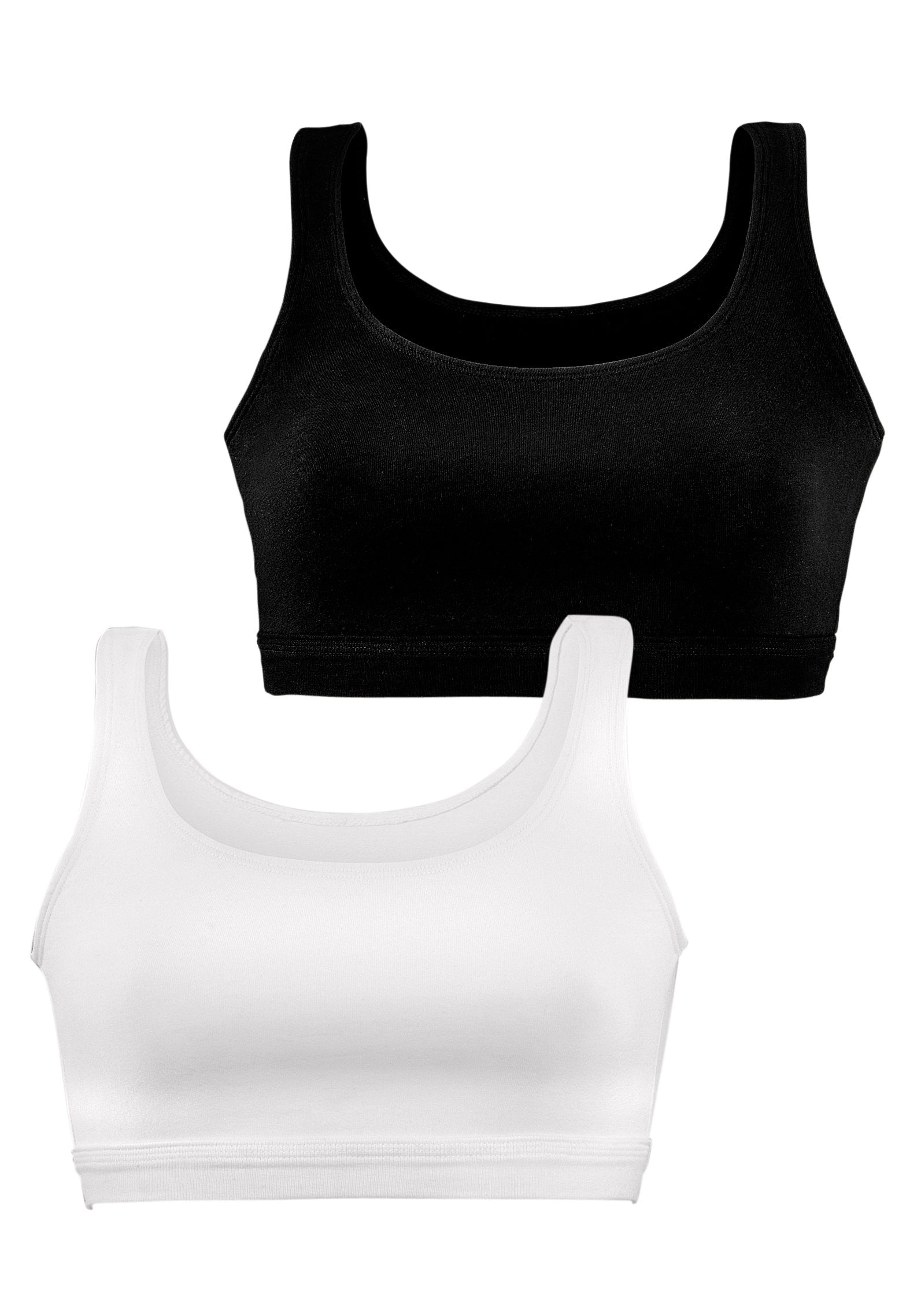 Bustier, Cup A/B-C/D aus elastischer Baumwoll-Qualität