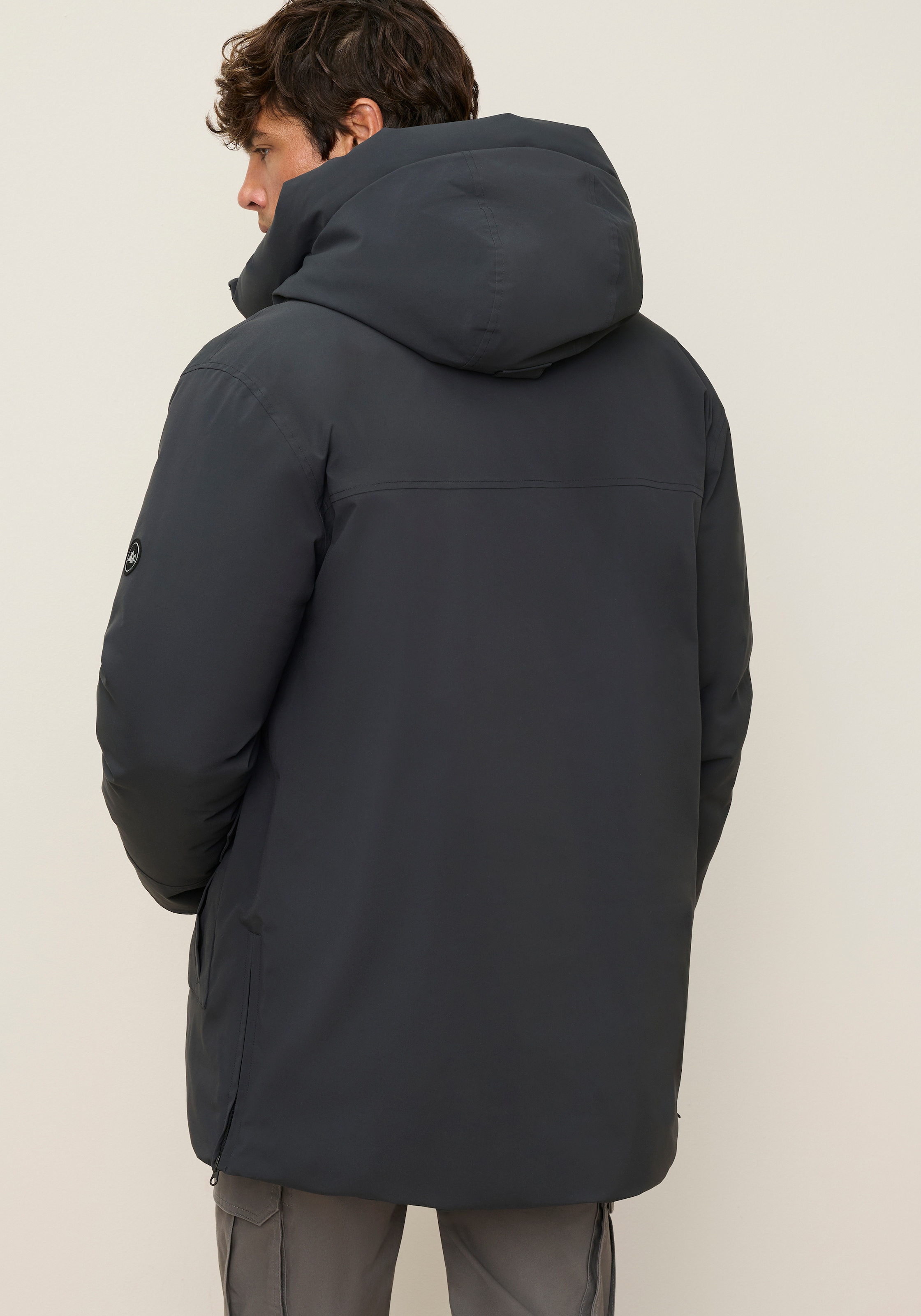 Polarino Funktionsparka mit Kapuze Ideal für den Winter mit grossen Taschen und Kapuze