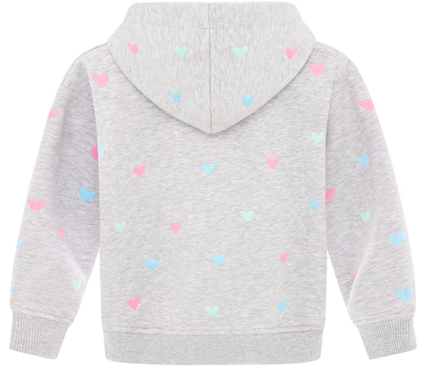 Zwillingsherz Hoodie »"Hearts" Kids«, mit gestickten Herzen allover für Mädchen