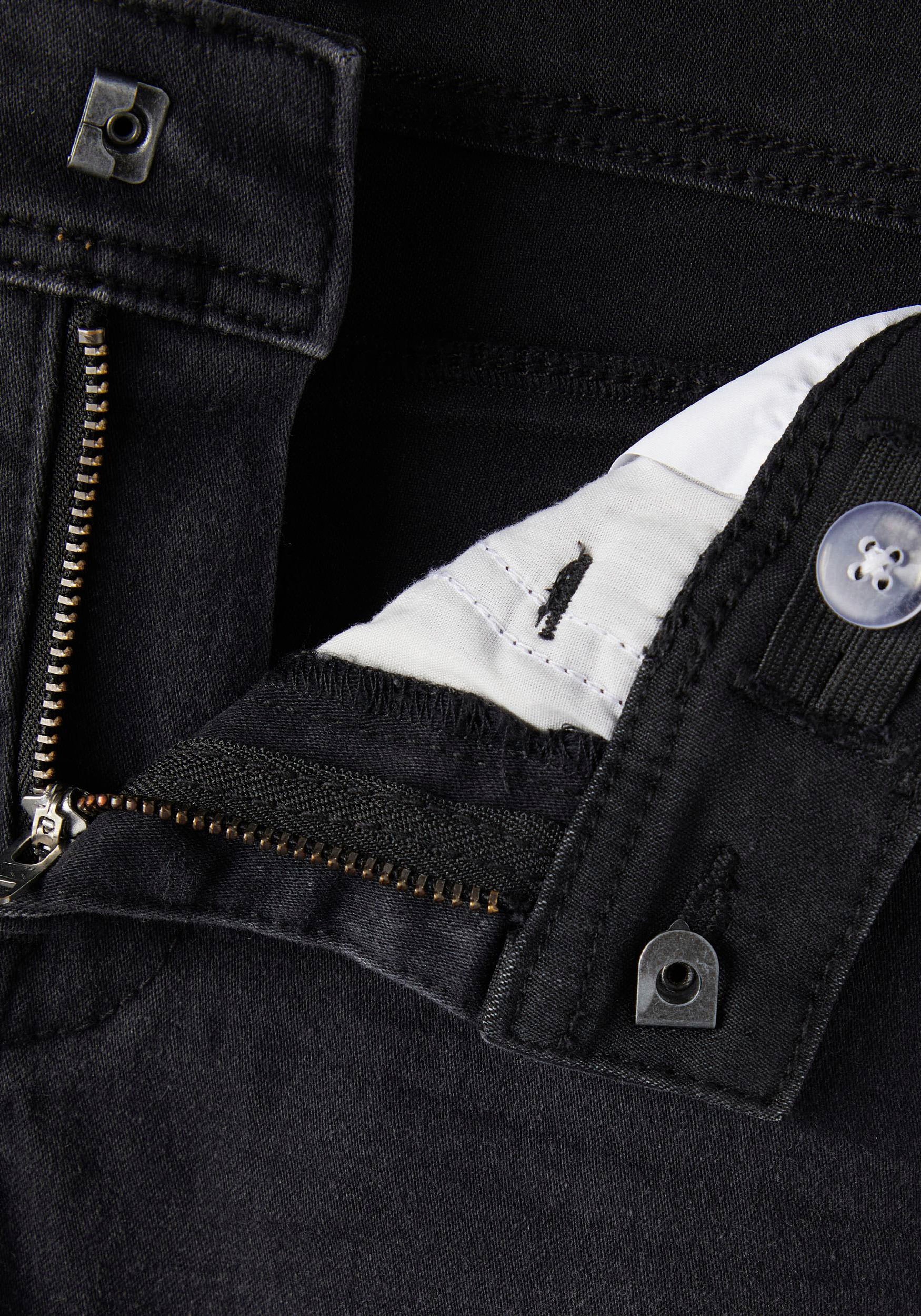 Name It Stretch-Jeans »NKMSILAS für Jungen mit verstellbarem Bund und schlanker Form« slim fit, Denim, Abriebeffekte, angesetztes Bündchen