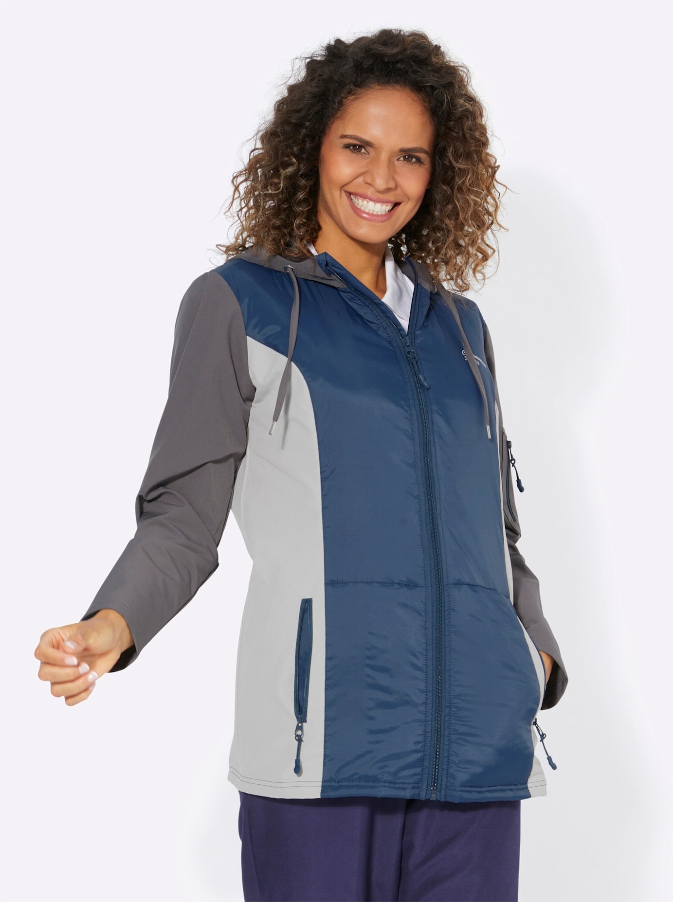 Catamaran Steppjacke, mit Kapuze