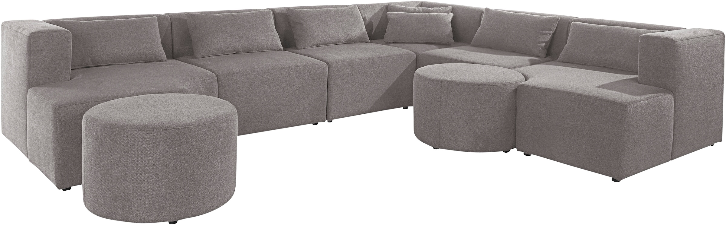 Leonique Ecksofa »Alexane L-Form« zusammengesetzt aus Modulen, in vielen Bezugsqualitäten und Farben