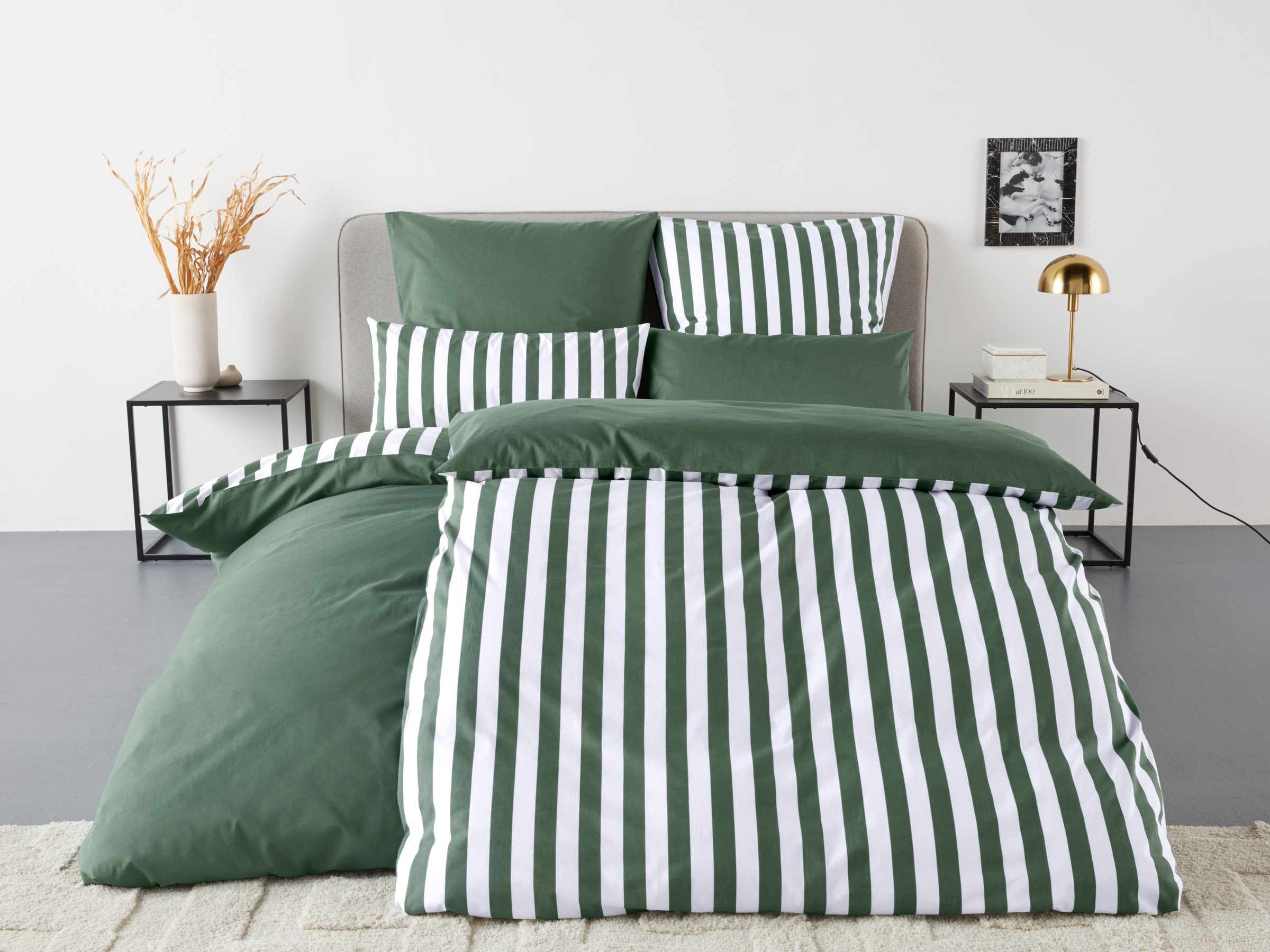 Image of GOODproduct Wendebettwäsche "Greta" 2 Stk. Bettwäsche mit Streifen in verschiedenen Qualitäten, ab 135x200 cm