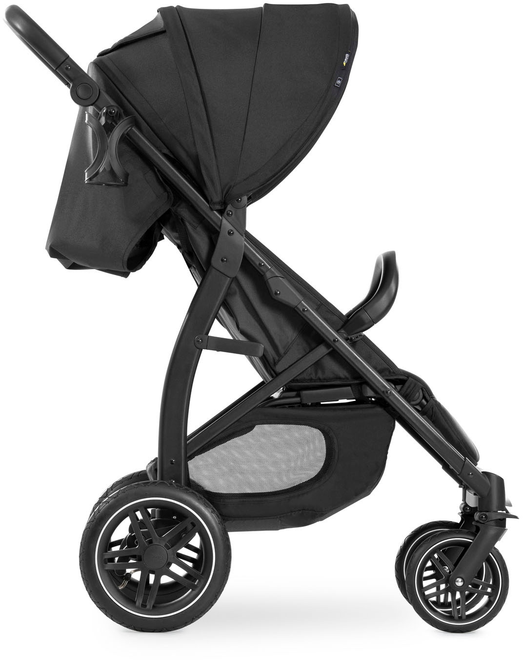 Hauck Poussette pour enfants »Rapid 4D Air, black« mit verlängerbarem 3-Zonen Verdeck