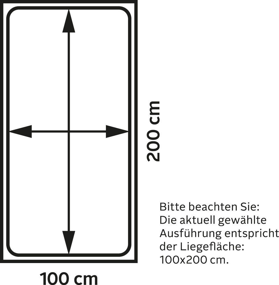 Westfalia Schlafkomfort Boxspringbett, mit Kaltschaum- oder Federkernmatratze, auch mit Topper lieferbar.