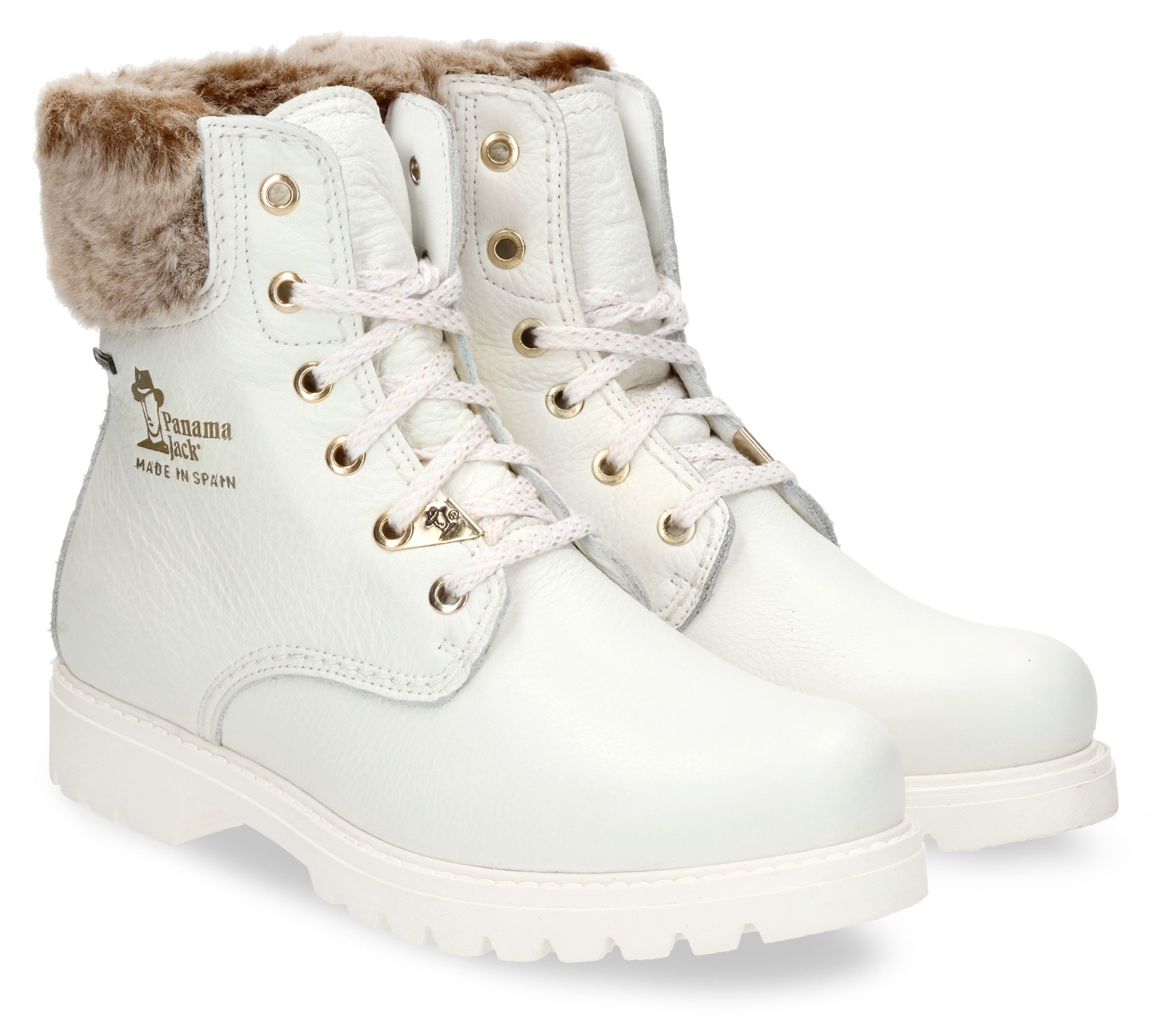 Panama Jack Schnürboots »Felicia Gtx«, Winterstiefelette, Outdoorboots, Blockabsatz, mit...