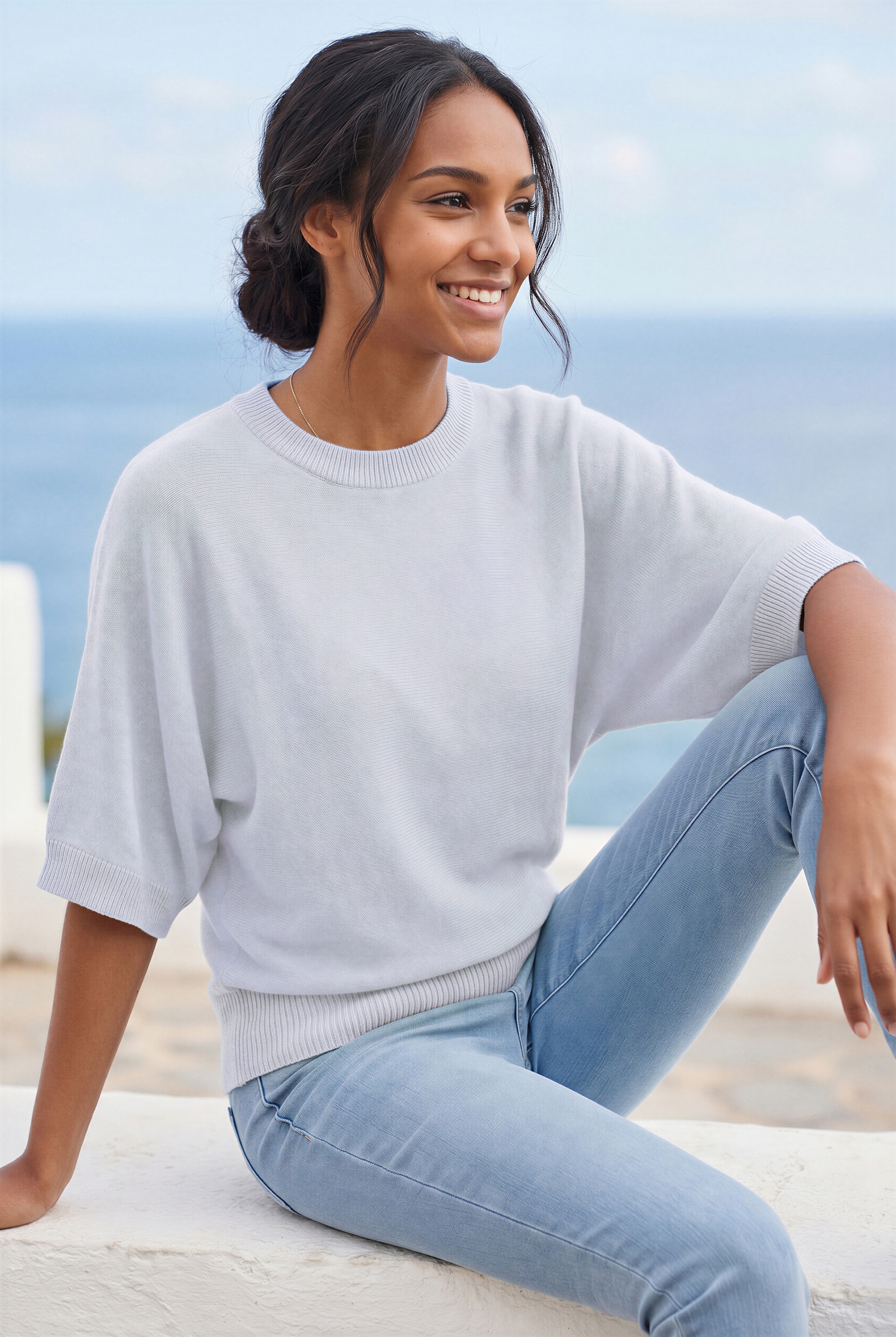Image of LASCANA 3/4 Arm-Pullover