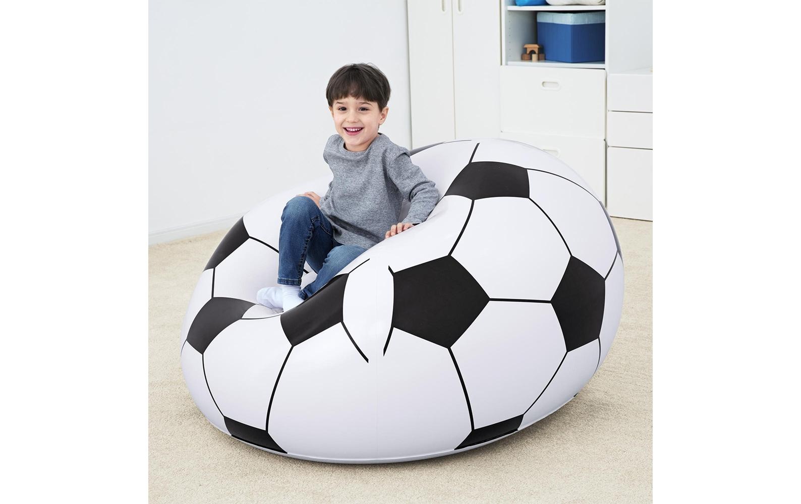 Bestway Luftsessel »Up, In und Over Fussball, 114 x 112 cm«
