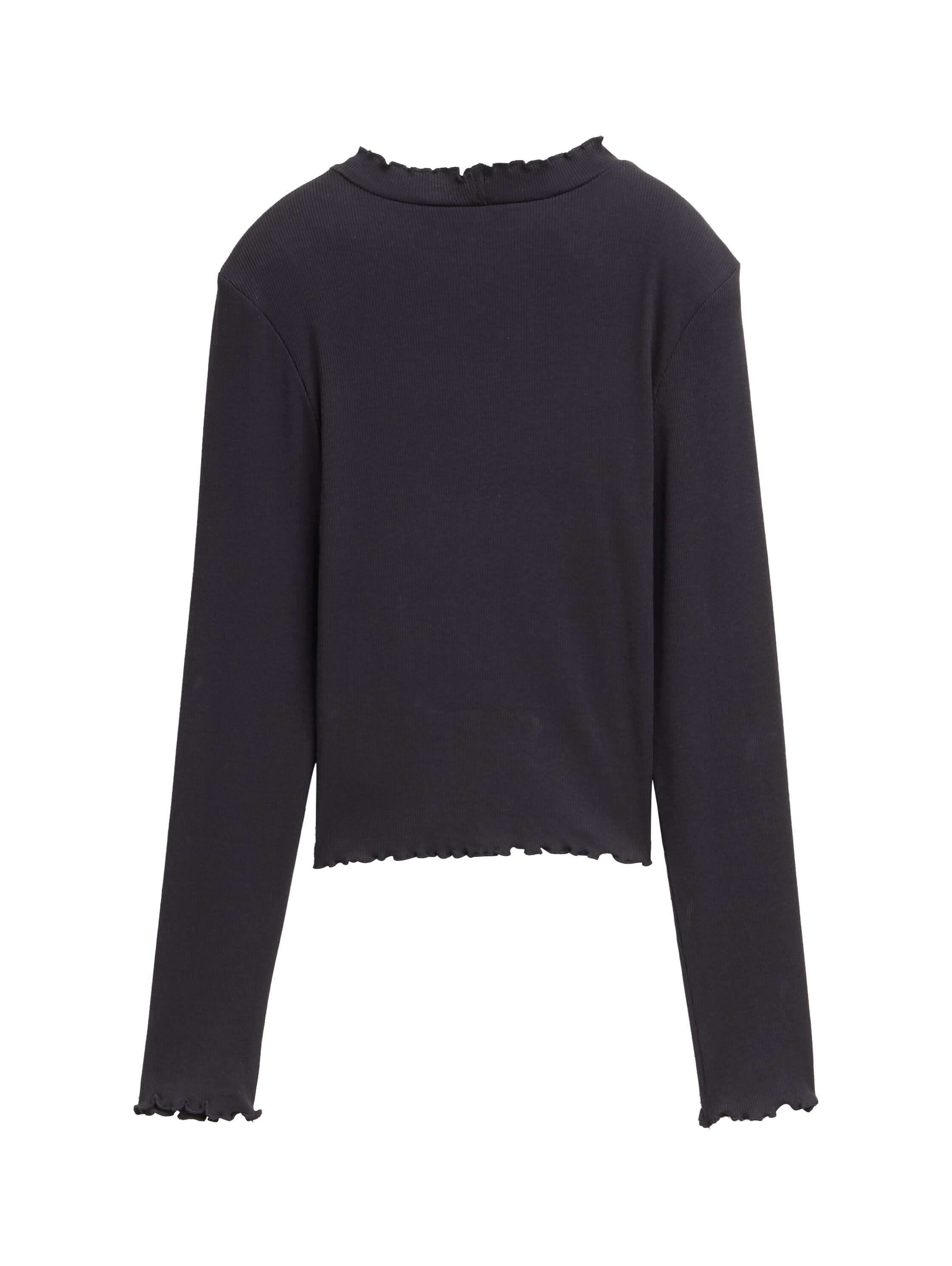 TOM TAILOR Langarmshirt, mit Rippstruktur
