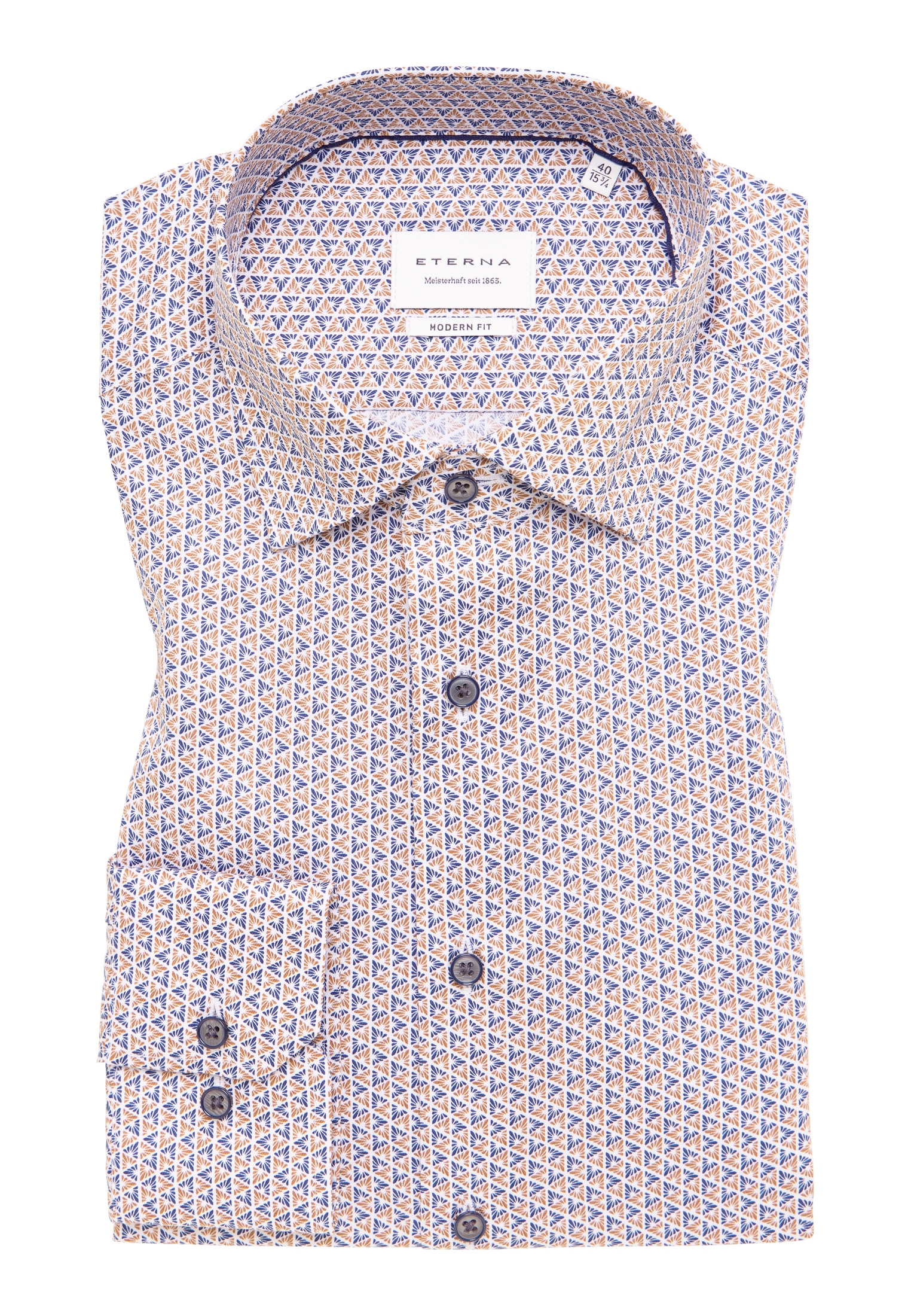Eterna Langarmhemd »MODERN FIT«, NON IRON (bügelfrei)