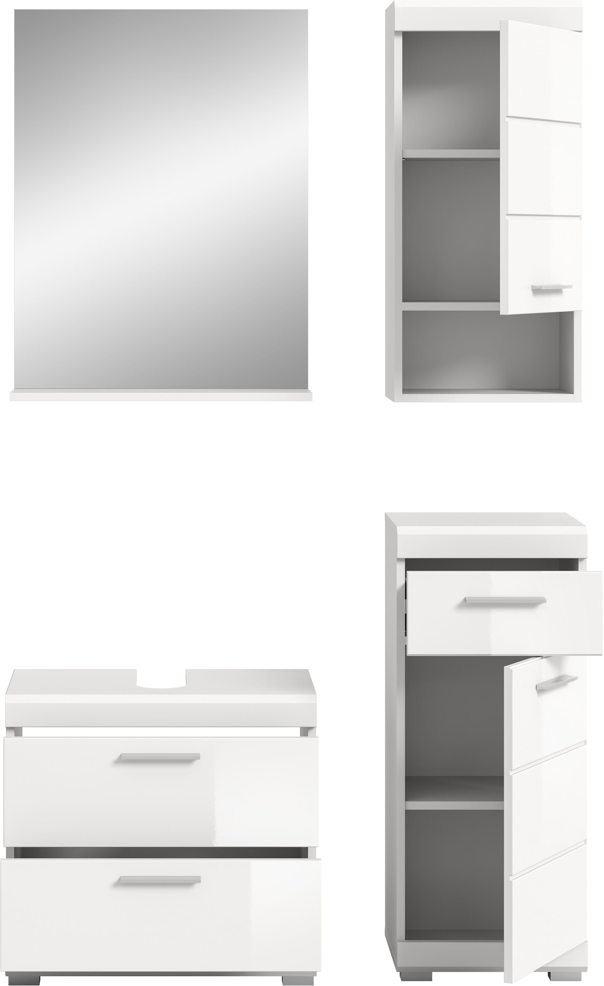 INOSIGN Badmöbel-Set »Siena, 4 teilig, bestehend aus:« Set, TOPSELLER!, 3 Stk. tlg.