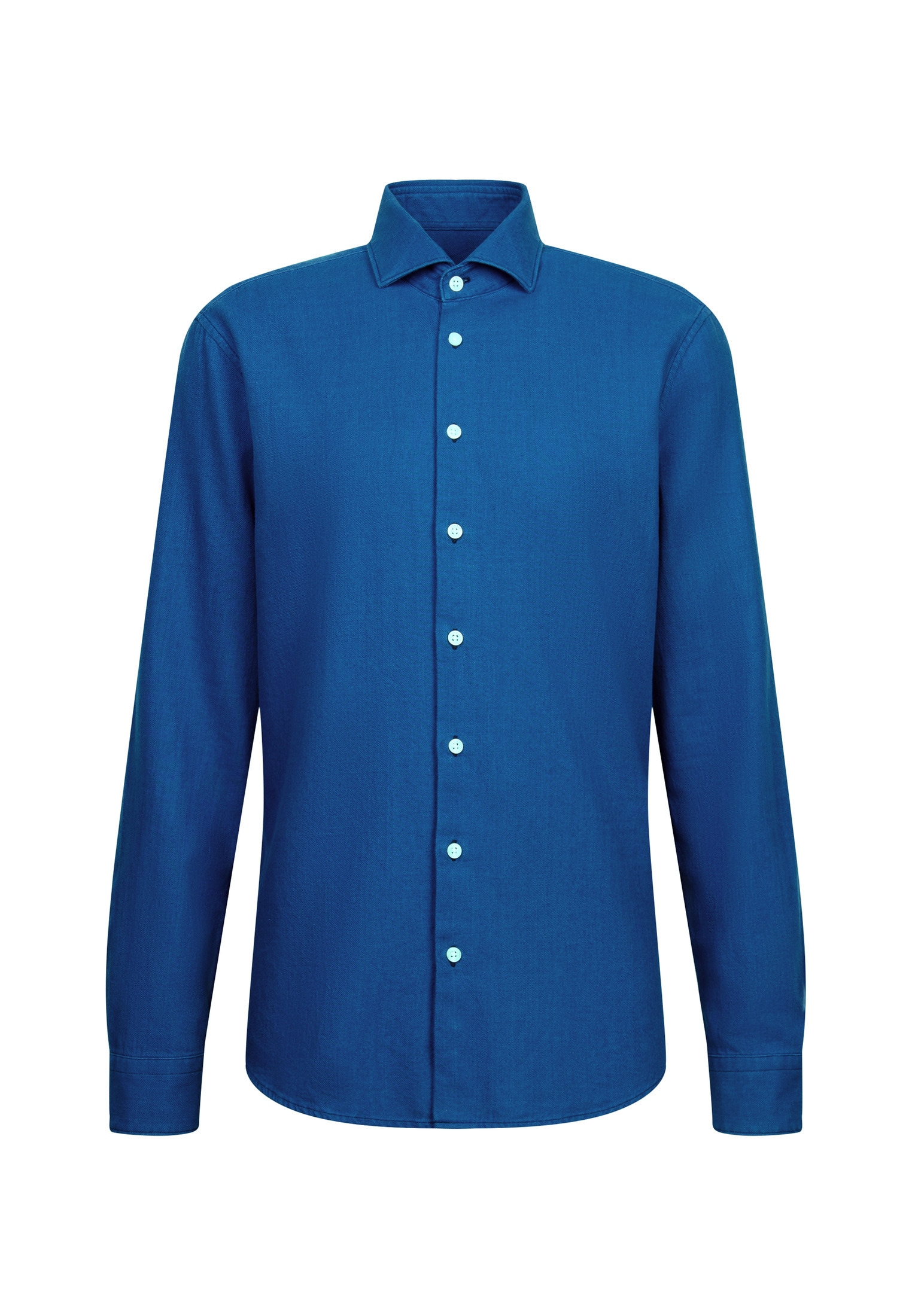 seidensticker Flanellhemd Regular 1/1 Kentkragen Uni