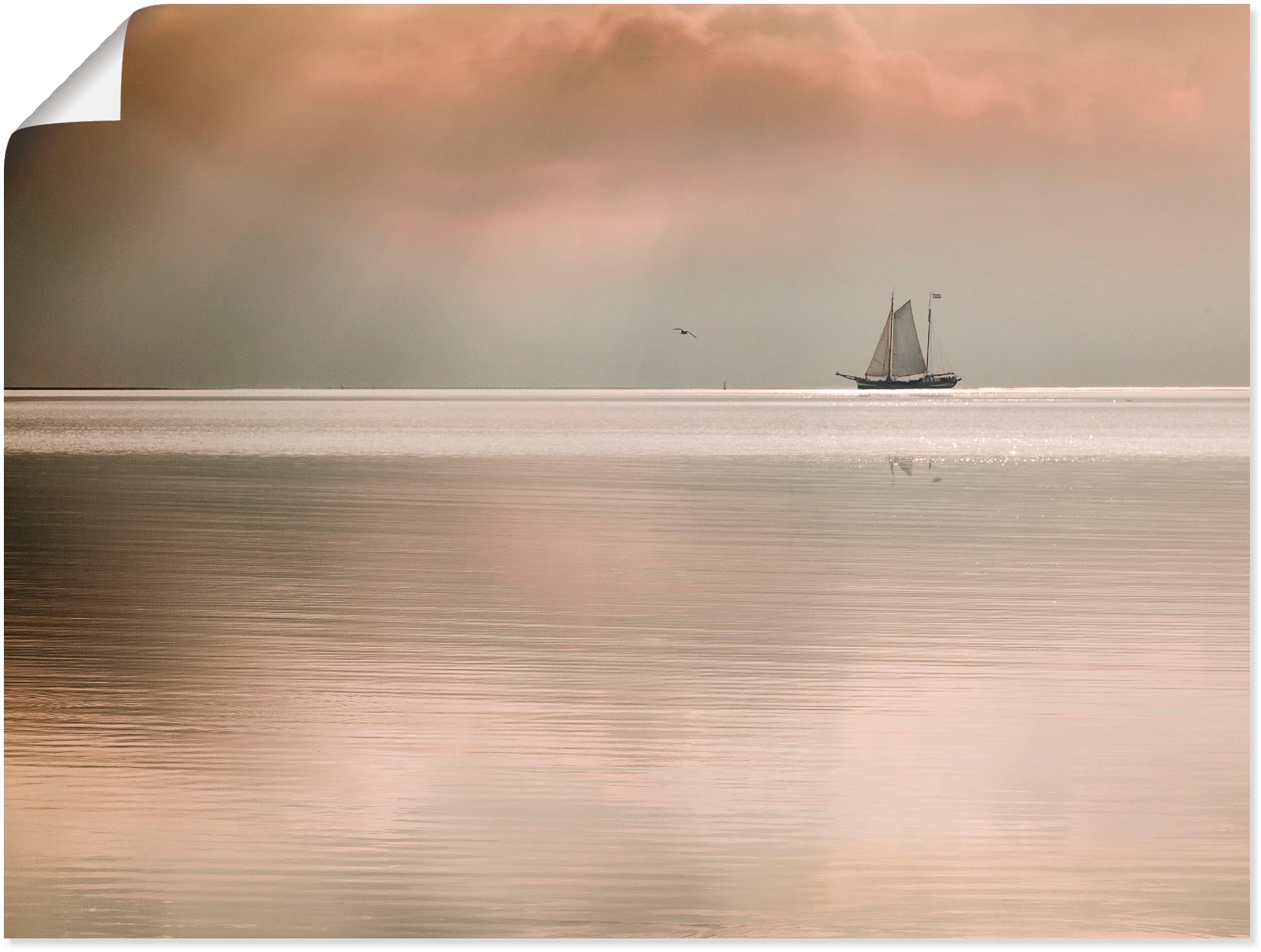 Image of Artland Wandbild »Augenblicke der Ruhe...«, Gewässer, (1 St.), in vielen Grössen & Produktarten -Leinwandbild, Poster, Wandaufkleber / Wandtattoo auch für Badezimmer geeignet bei Ackermann Versand Schweiz