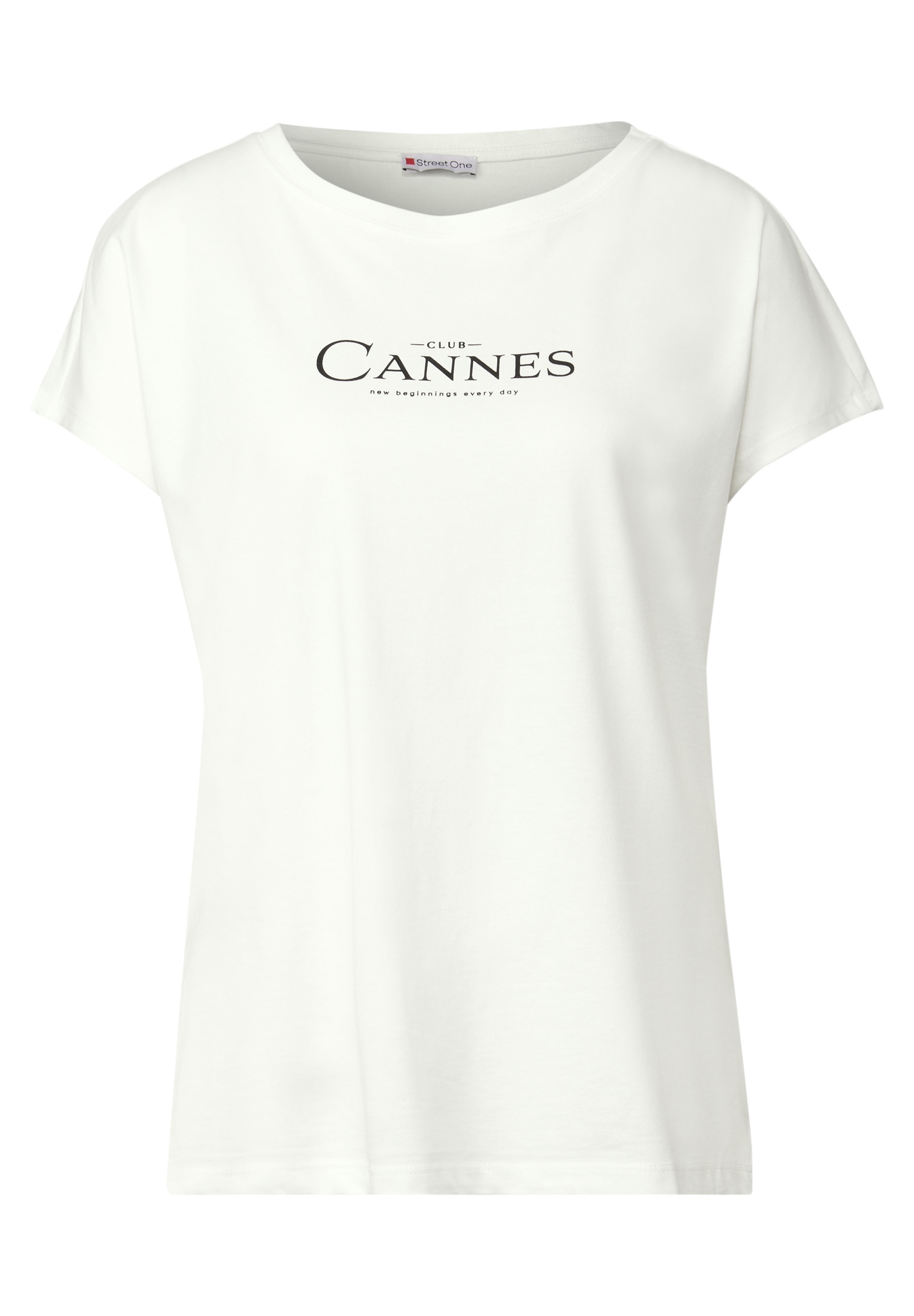 STREET ONE Shirttop, mit Folien-Wording