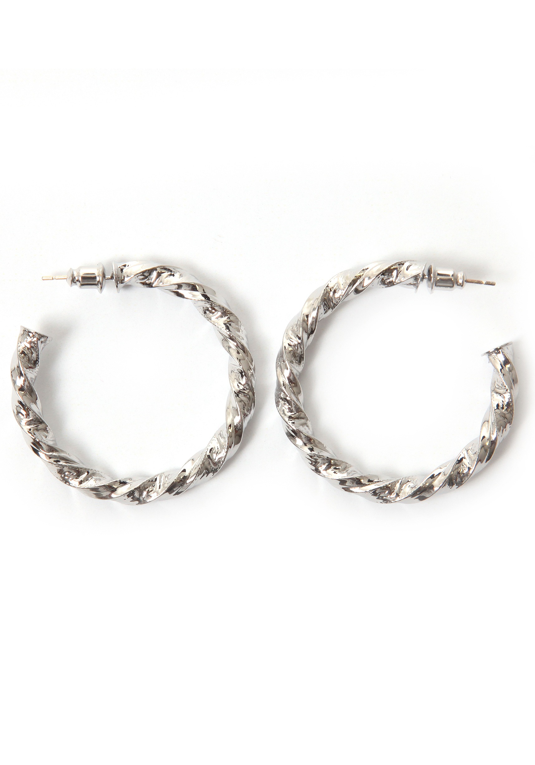 Paar Creolen »klassisch, zeitlos, gedrehtes Design«