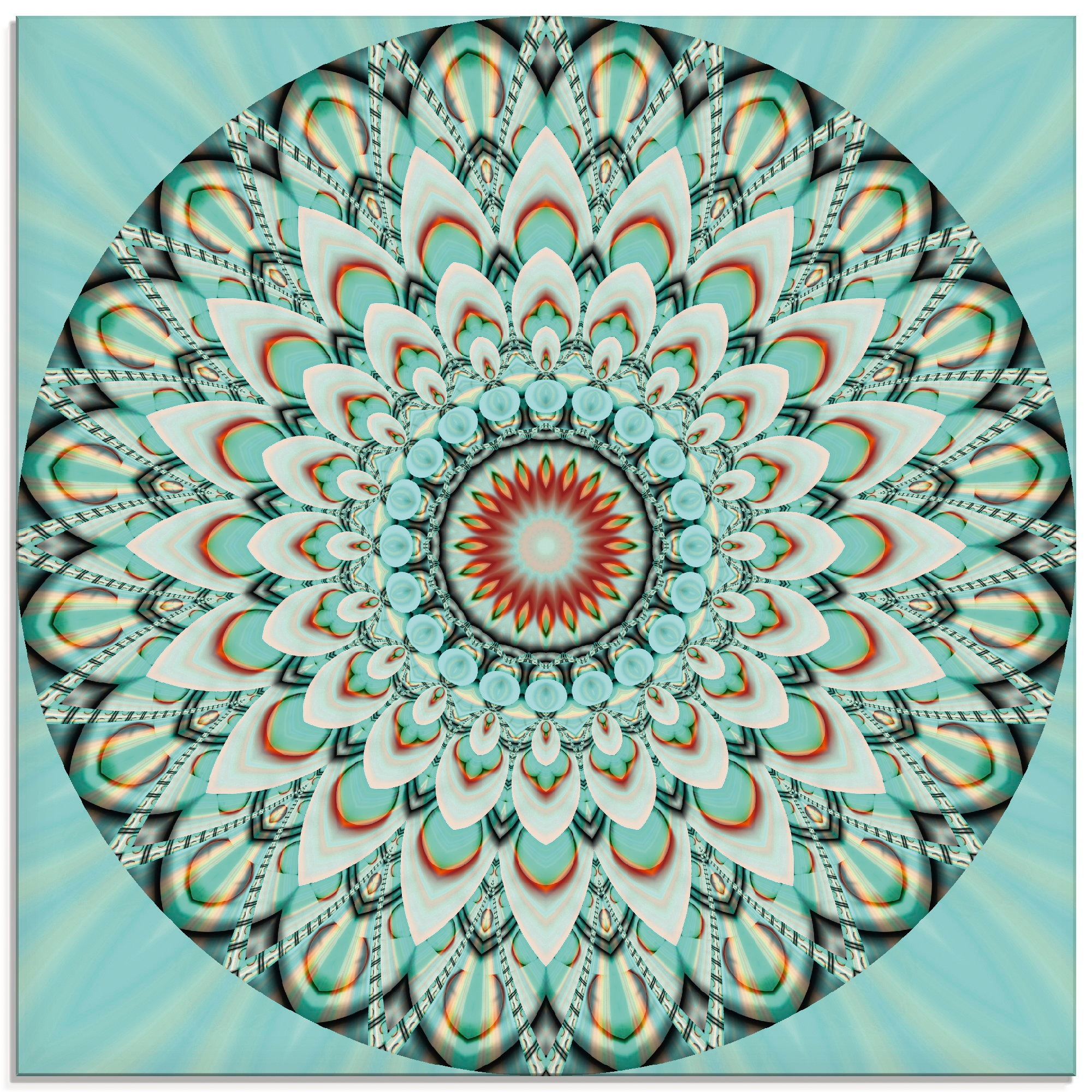 Image of Artland Glasbild »Mandala Integrität«, Muster, (1 St.) bei Ackermann Versand Schweiz