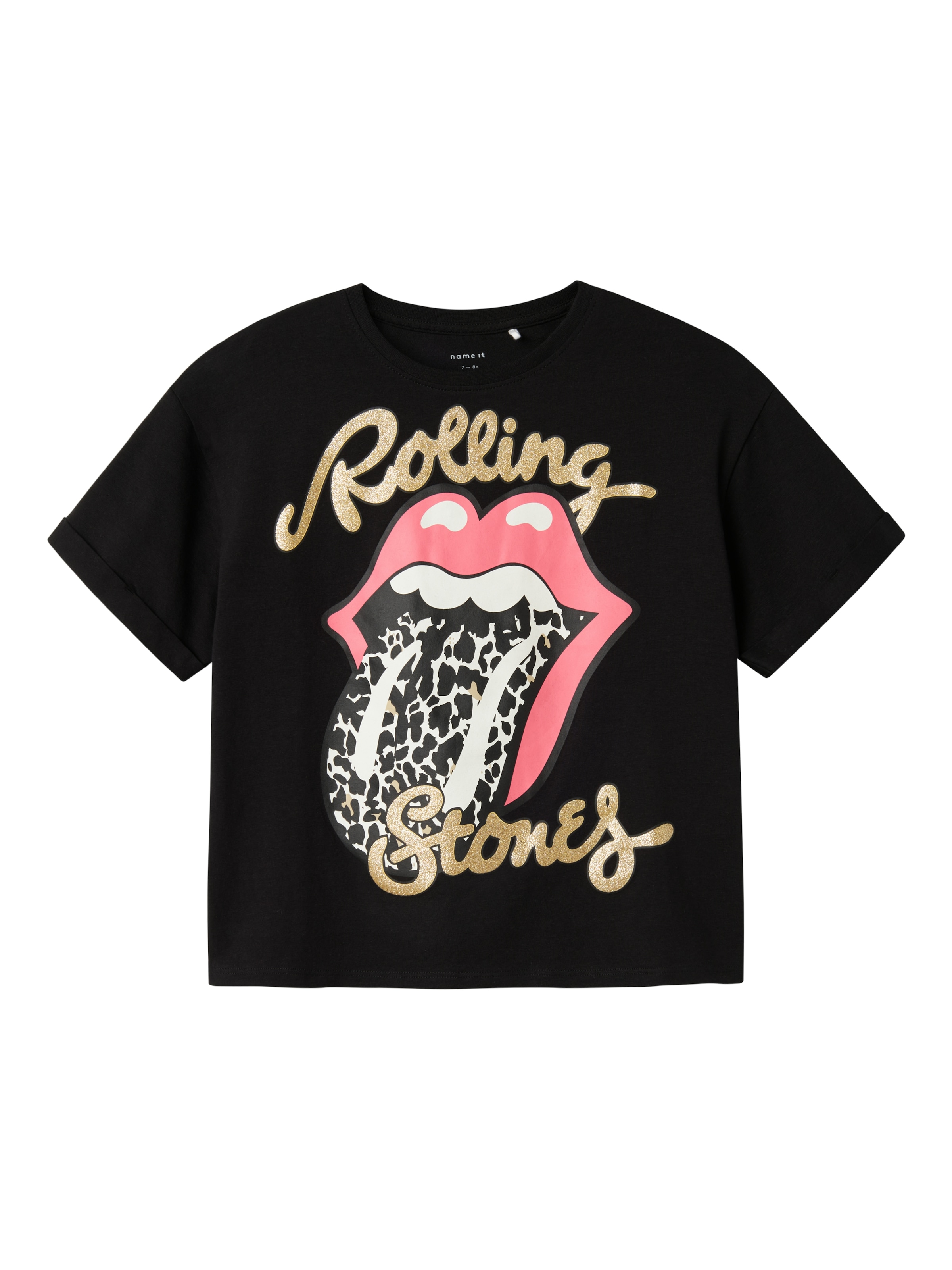 Name It Kurzarmshirt »NKFFARDA ROLLNGSTONES SS NREG TOP UNV«