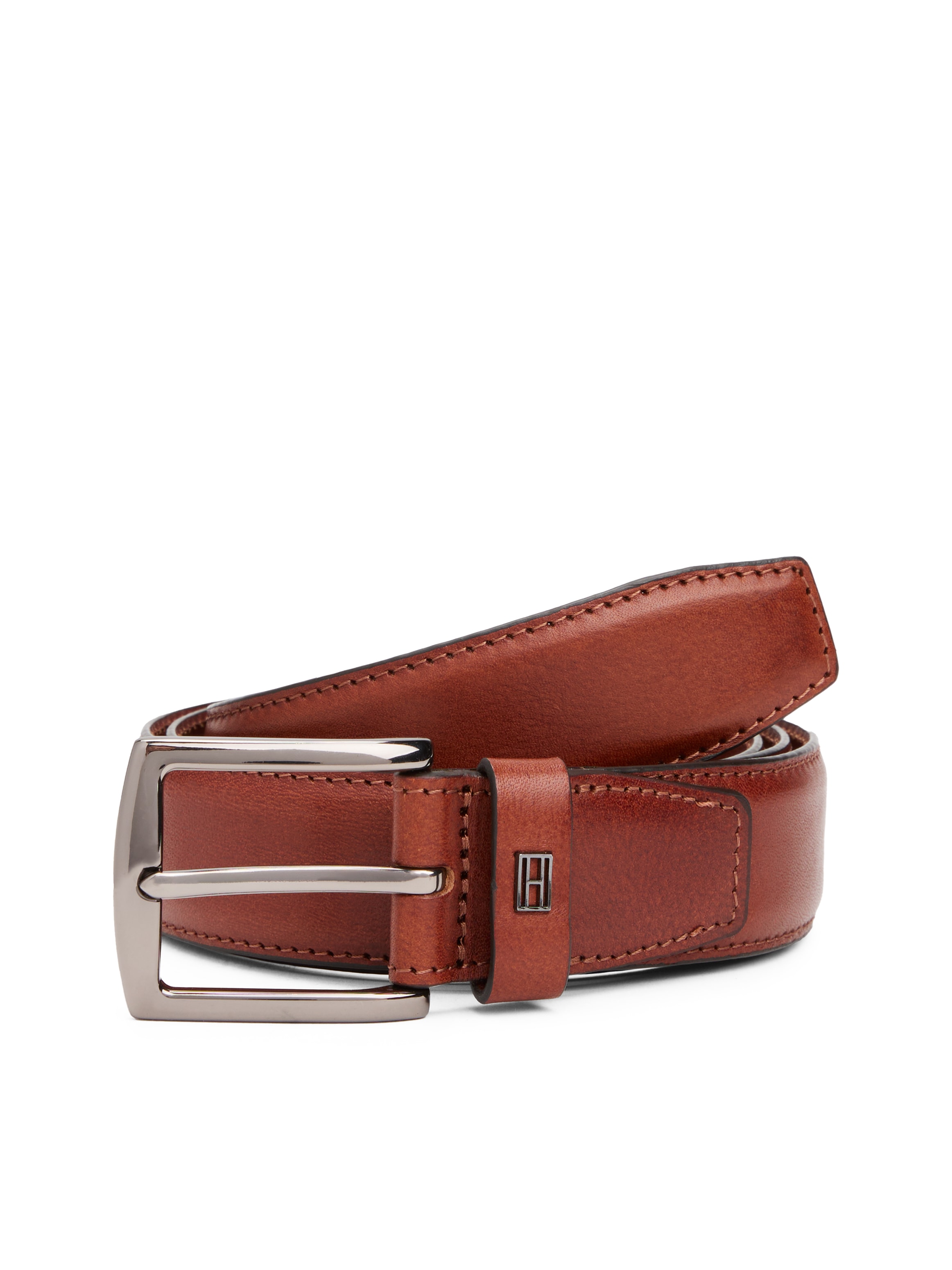 Tommy Hilfiger Ledergürtel »DENTON ELEVATED 3.5«, Grössenverstellbar