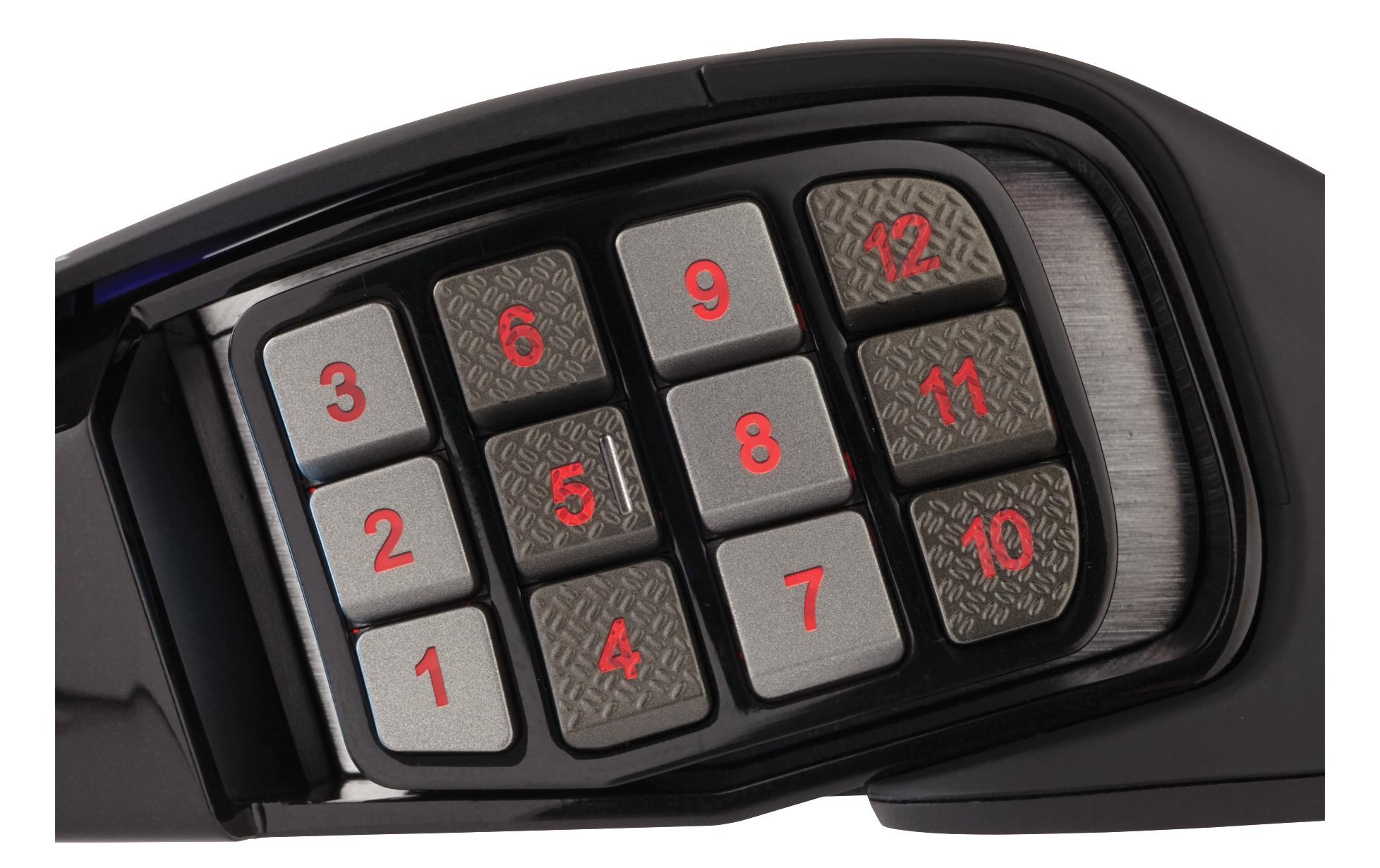 Corsair Gaming-Maus »Corsair Scimitar RGB Elite, schwarz«, kabelgebunden