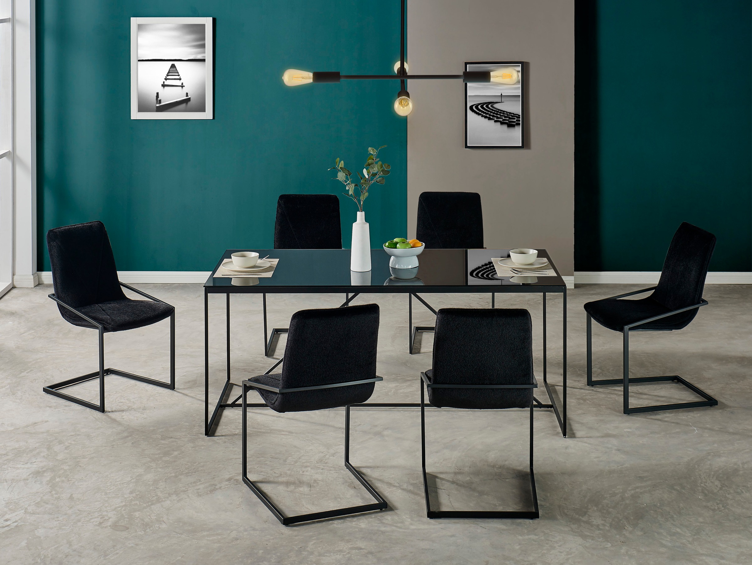 Image of INOSIGN Freischwinger »Vitus«, (Set), 2 St., Samtvelours, aus schönem weichen Samtvelours Bezug, in verschiedenen Farbvarianten bei Ackermann Versand Schweiz