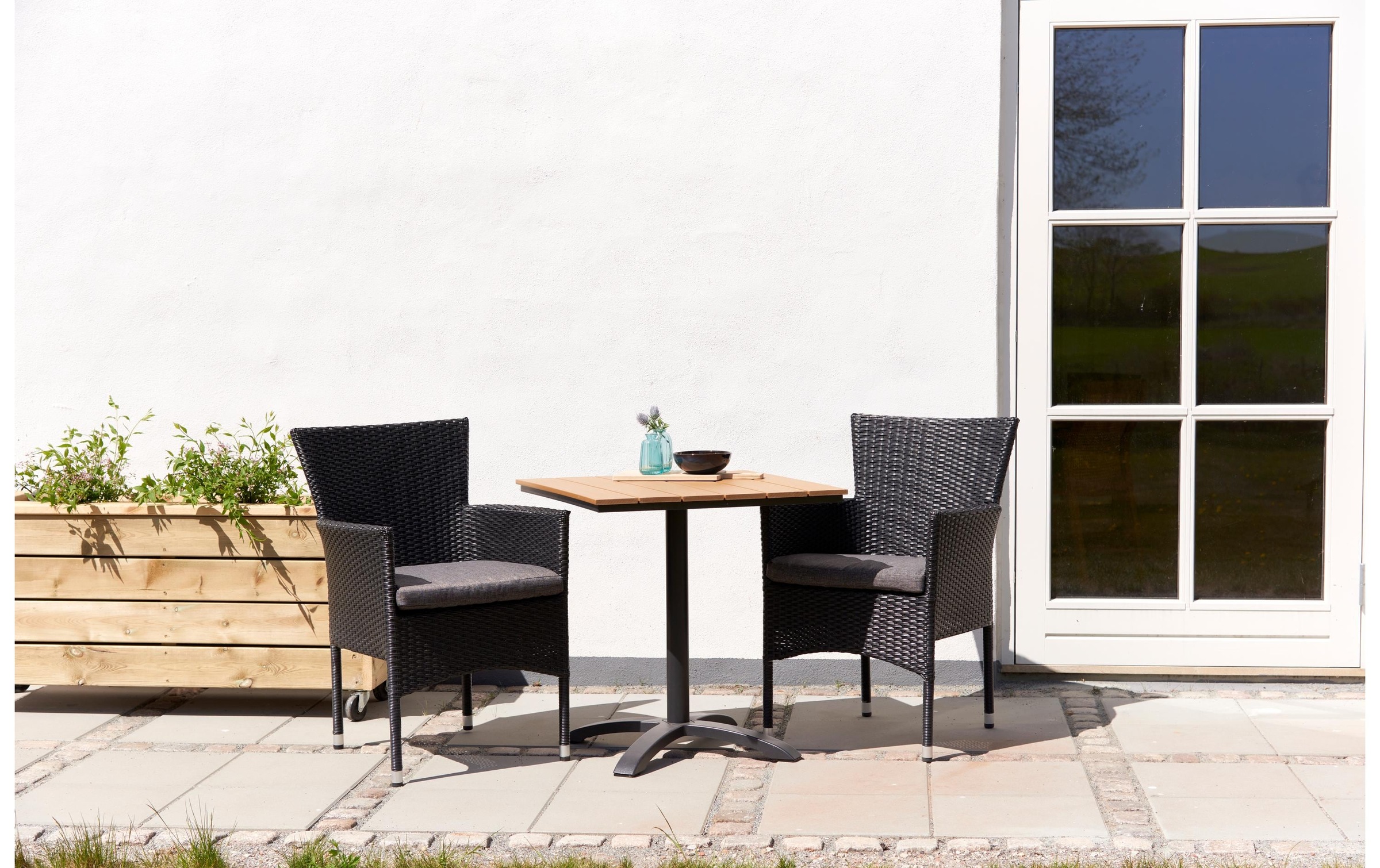 Schou Gartentisch »Mads 70 x 70 cm« Stabiler, geräumiger Bistrotisch