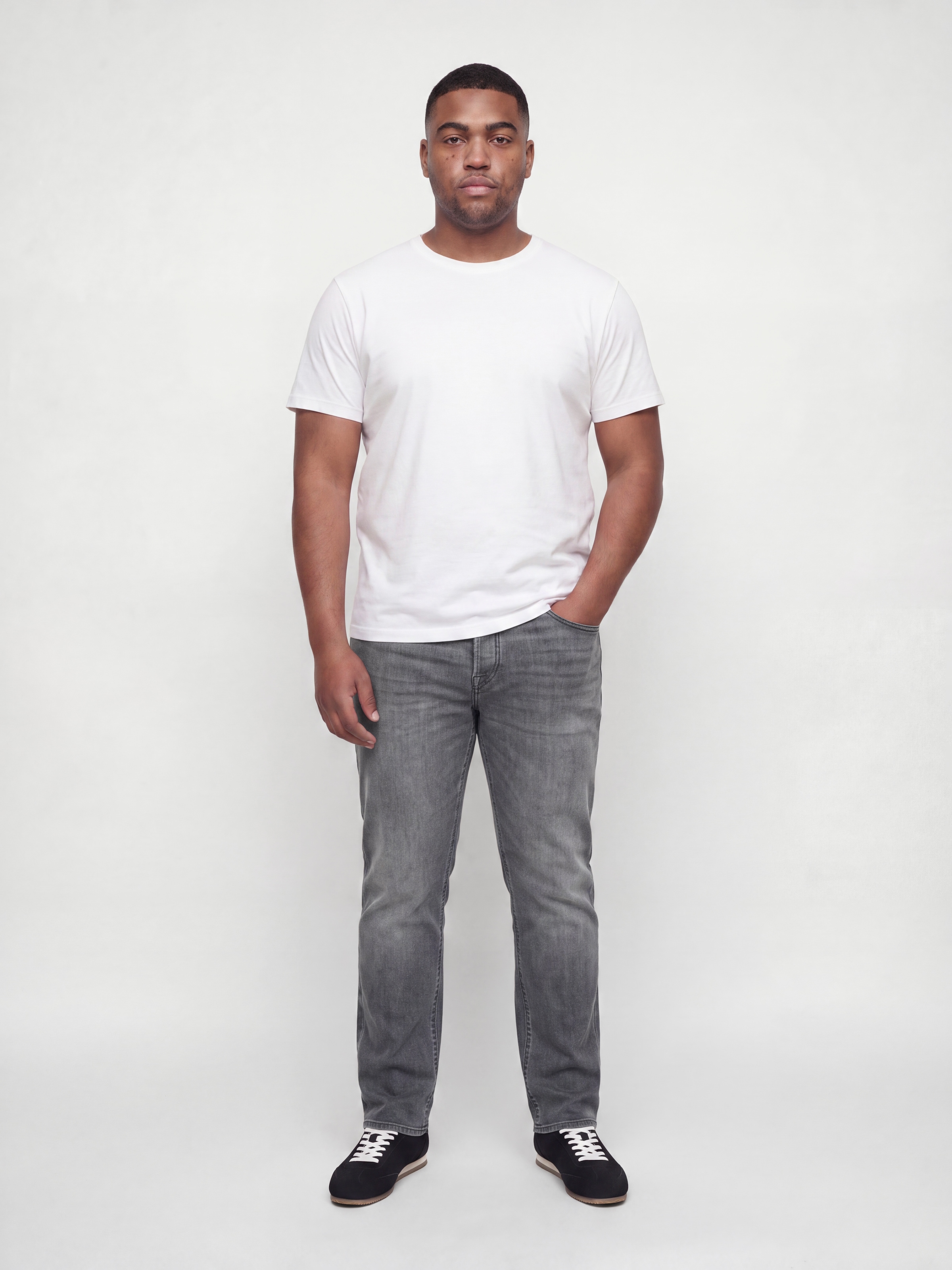 Jack & Jones PlusSize Jeans confort »JJIMIKE JJORIGINAL SQ 349 NOOS PLS« mélange de coton, coupe comfort