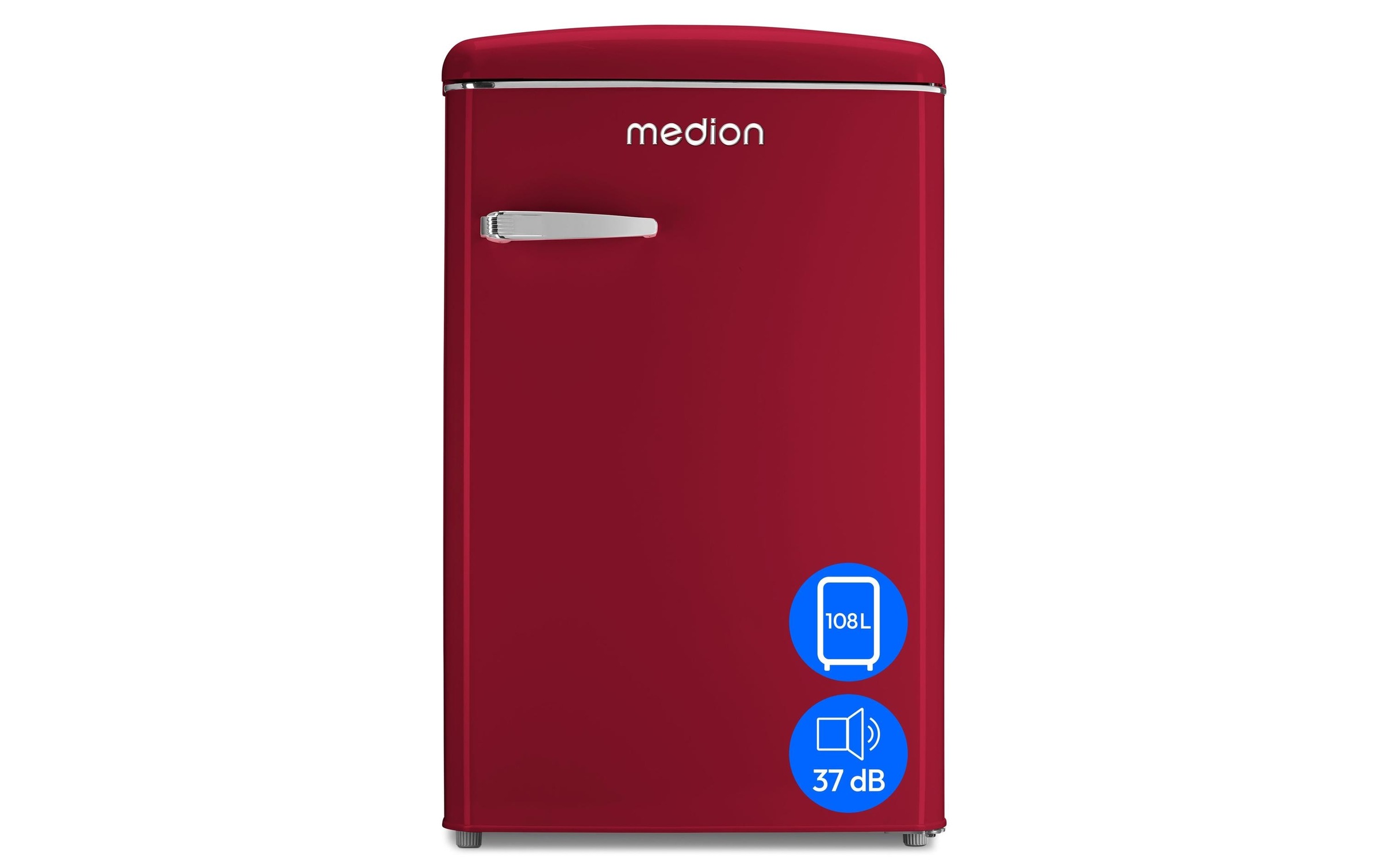 Image of Medion Kühl-/Gefrierkombination "Life Retro MD 37" 89,5 cm hoch 55 cm breit