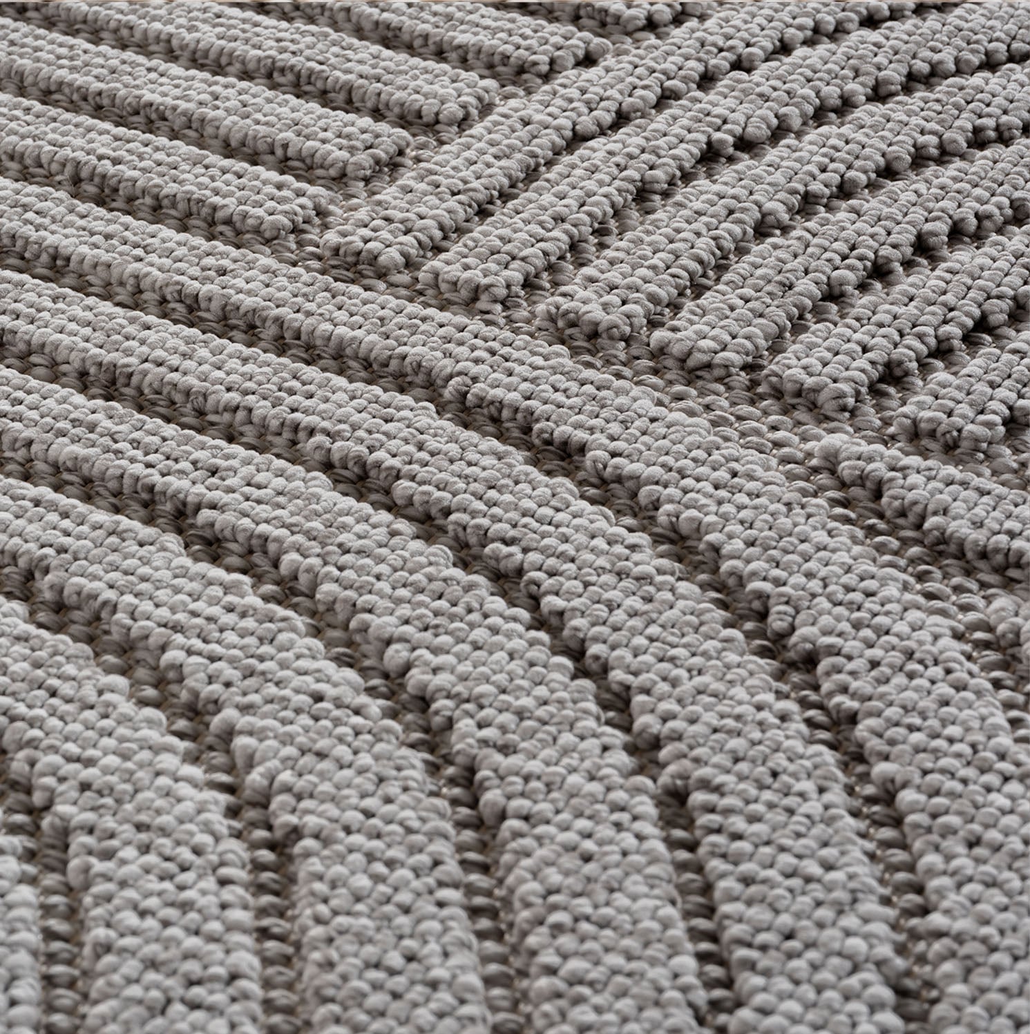 Ayyildiz Teppiche Tapis »HELIX 2201  , auch als Läufer und Rund erhältlich« Rectangulaire 7 mm Höhe Effet 3D grâce à la technique de tissage cut-loop, aspect laine, bouclé, salon