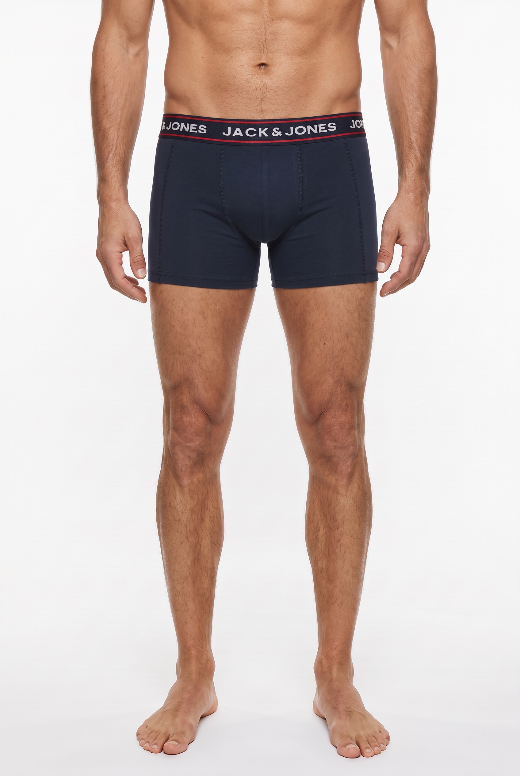 Jack & Jones Tronc »JACMAX SOLID TRUNKS 3 PACK BTW« Paquet, 3 cuis Baumwollmischung
