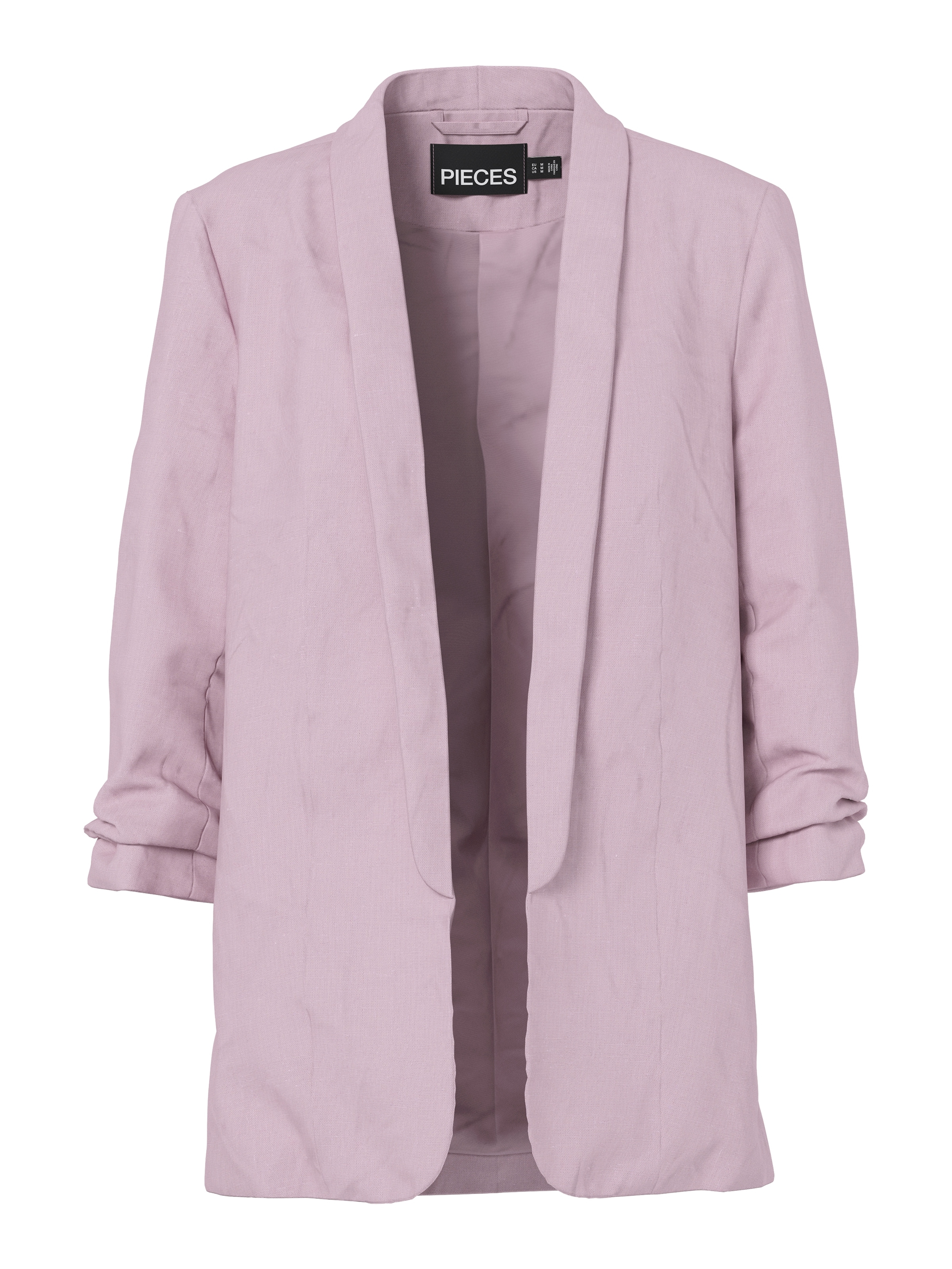 pieces Longblazer »PCPIA BOSELLA BLAZER WVN NOOS«, mit Leinen