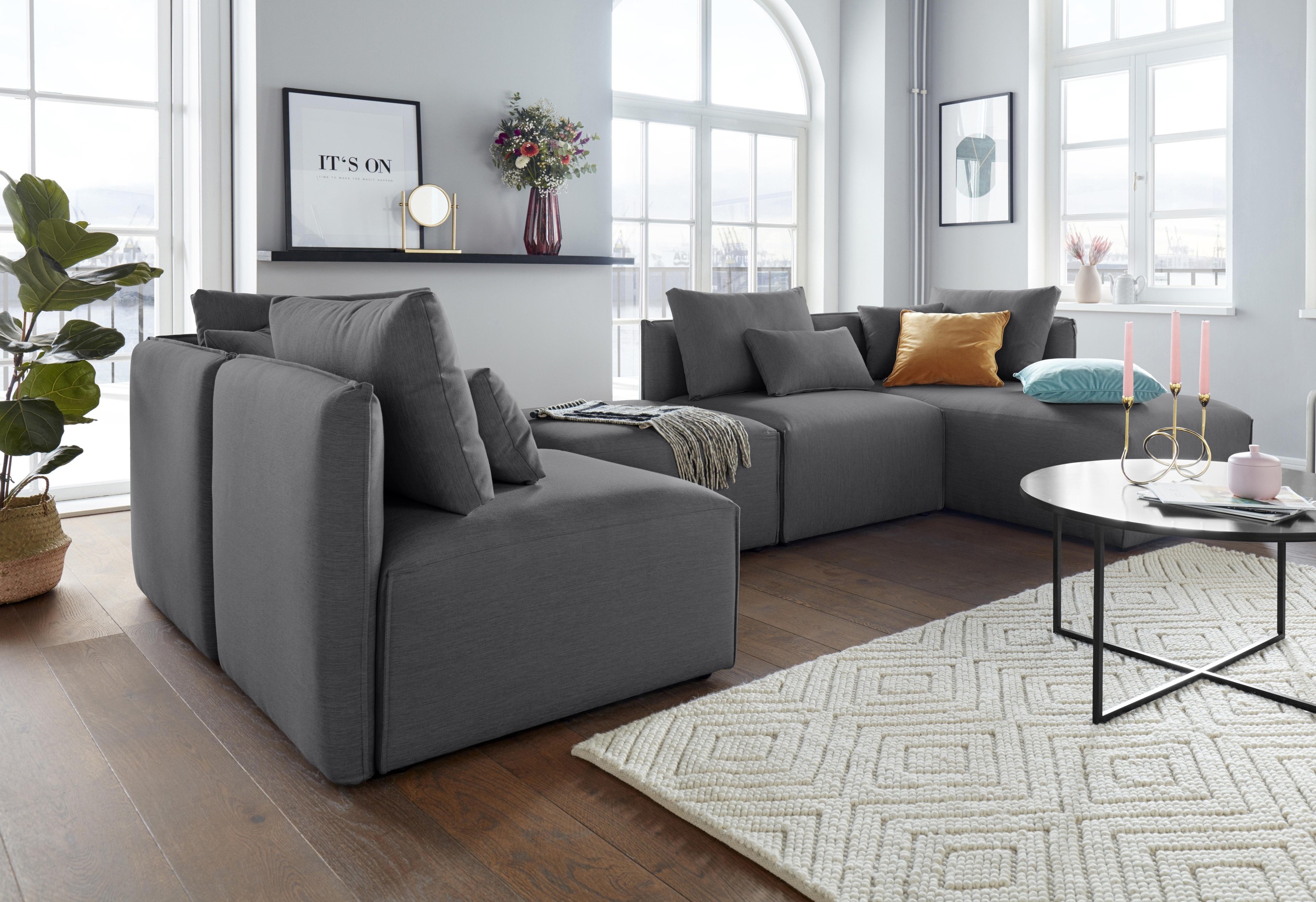 andas Sofa-Eckelement »Nöre«, Modul - zum Zusammenstellen; in vielen Bezugsqualitäten und Farben