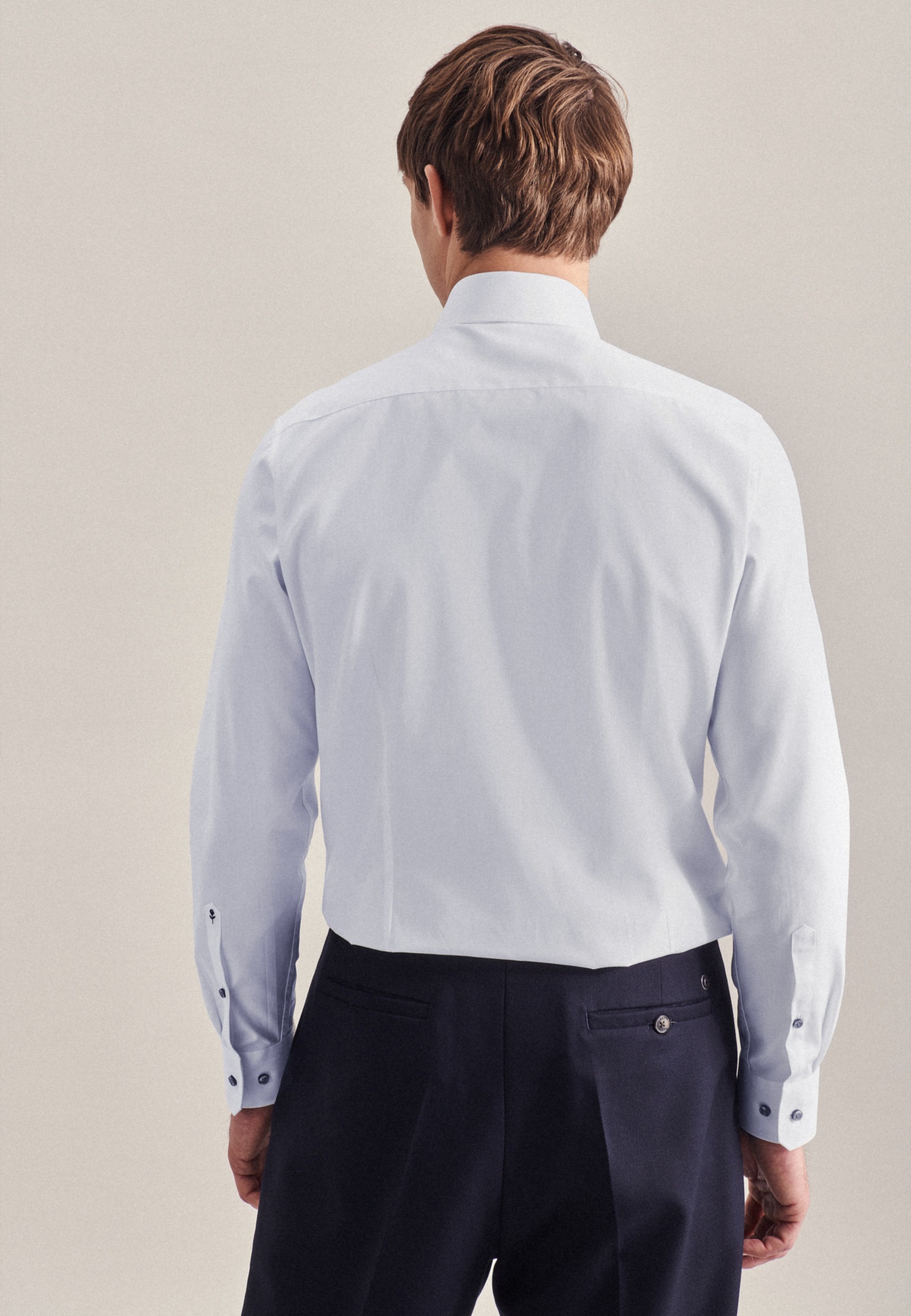 seidensticker Businesshemd »Slim«, Slim Langarm Kentkragen Uni