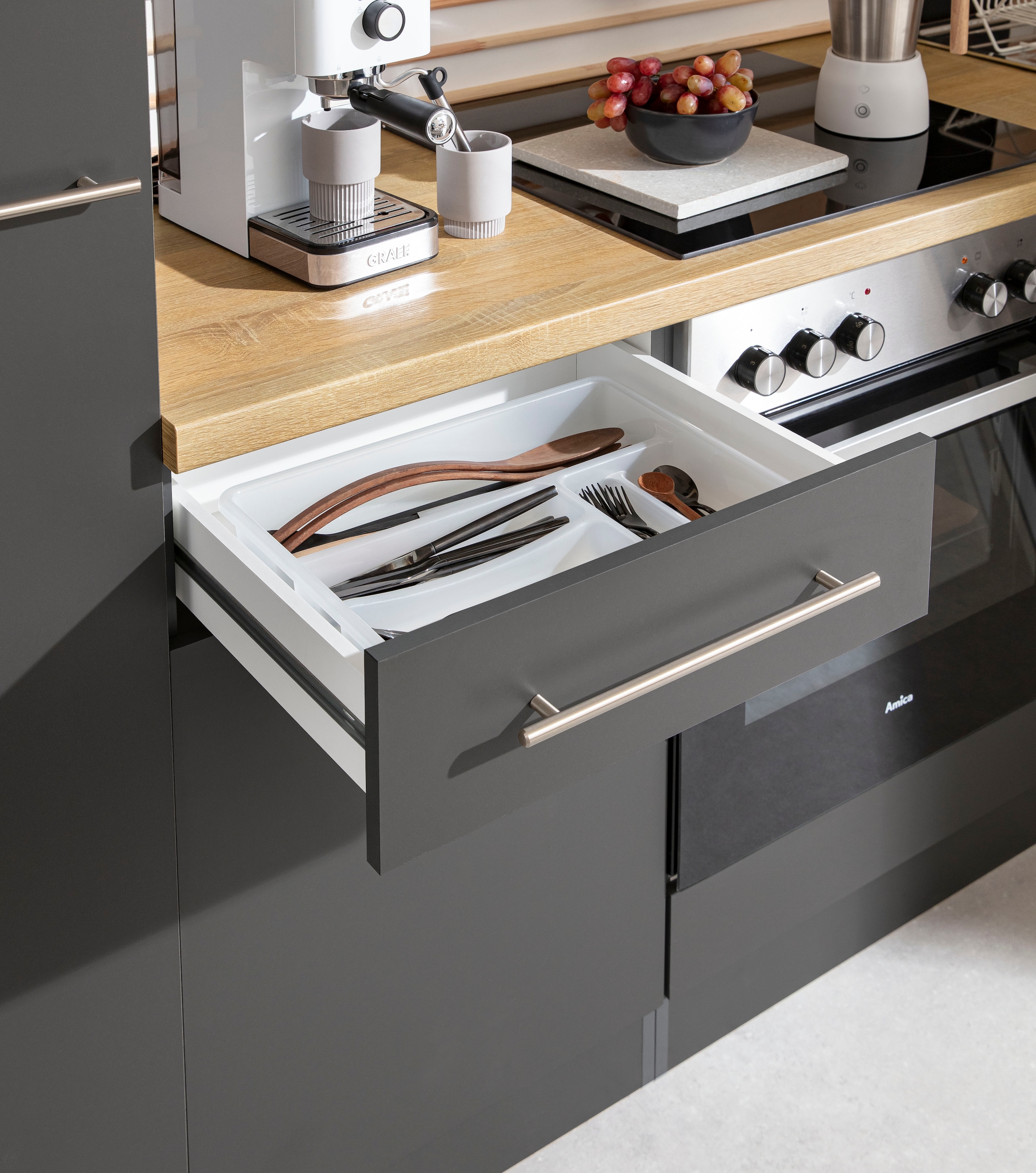wiho Küchen Küchenzeile »Unna« ohne E-Geräte, Breite 310 cm