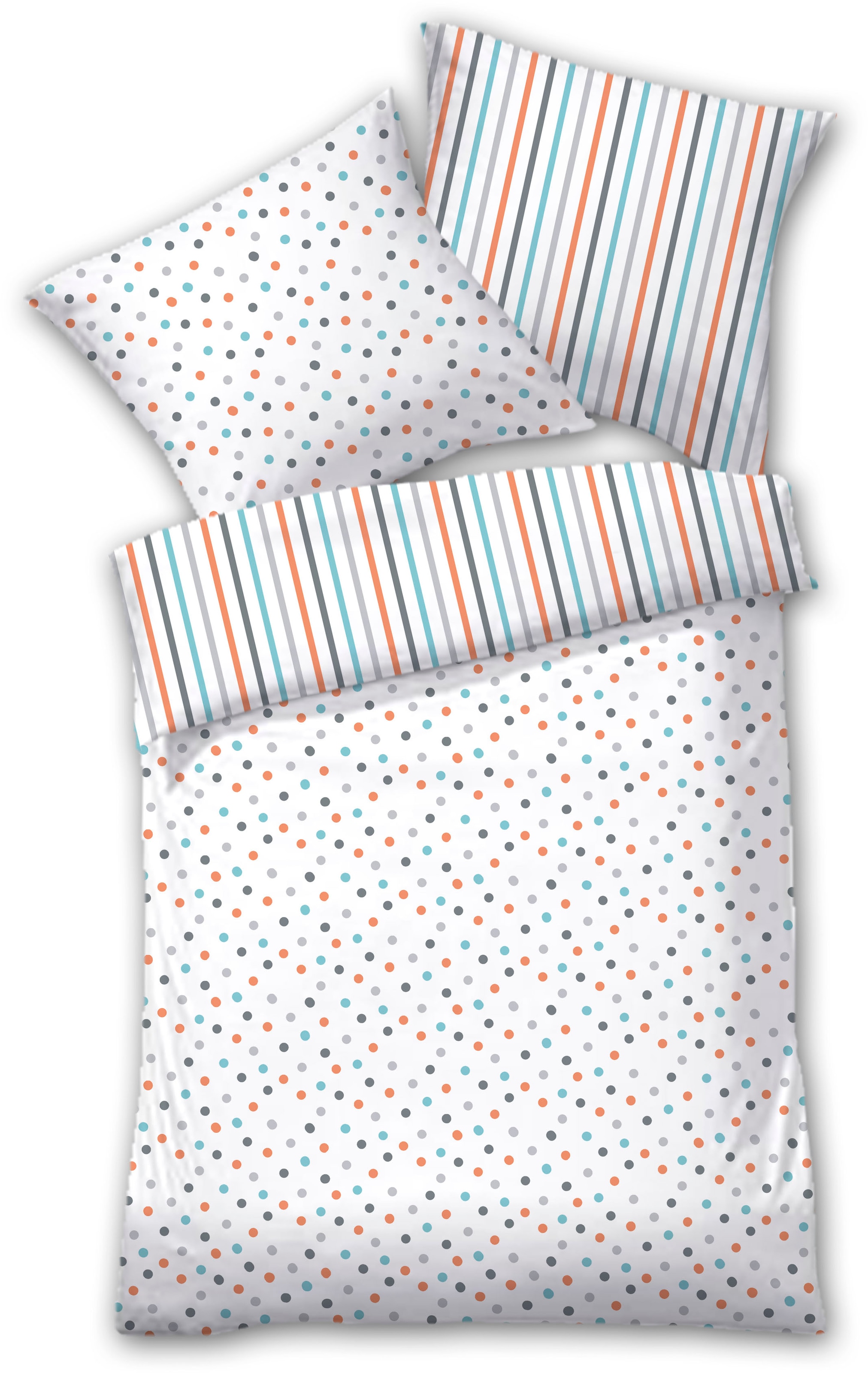 Image of Dyckhoff Bettwäsche "4014" 2 Stk. Mako-Satin, 100 % Baumwolle, pflegeleicht, grafisch