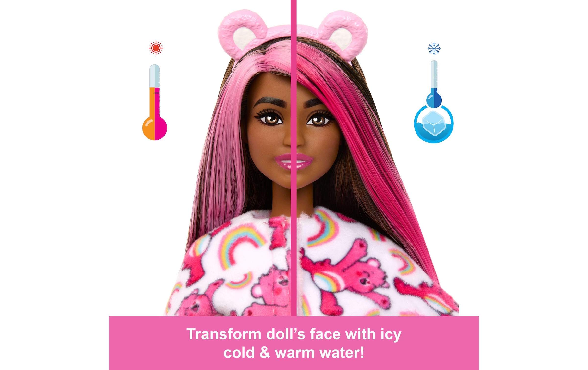 Barbie Anziehpuppe »Cutie Reveal Care Bears 2 - Hurrabärchi«