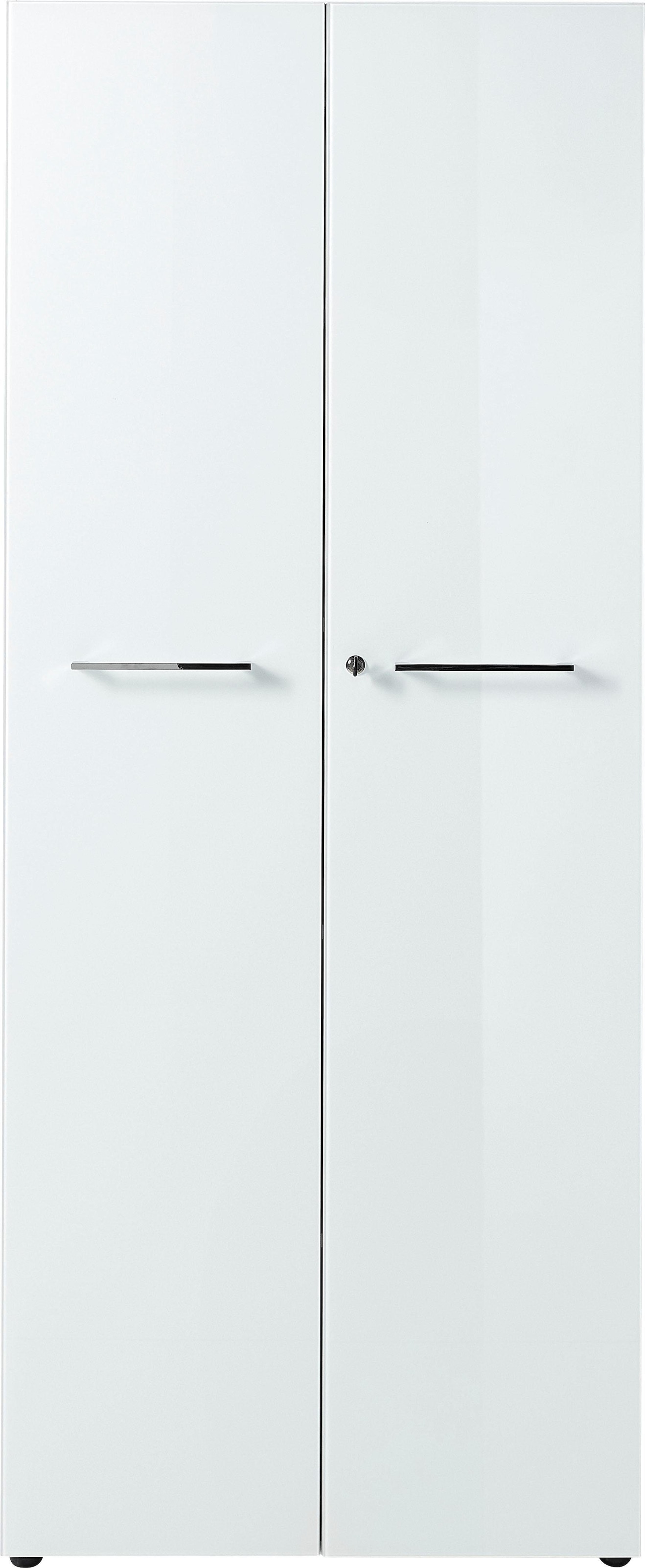 GERMANIA Aktenschrank »GW-Monteria«, (in 2 Höhen), Türen mit Glas-Auflage, abschliessbar, Breite 80 cm, Made in Germany